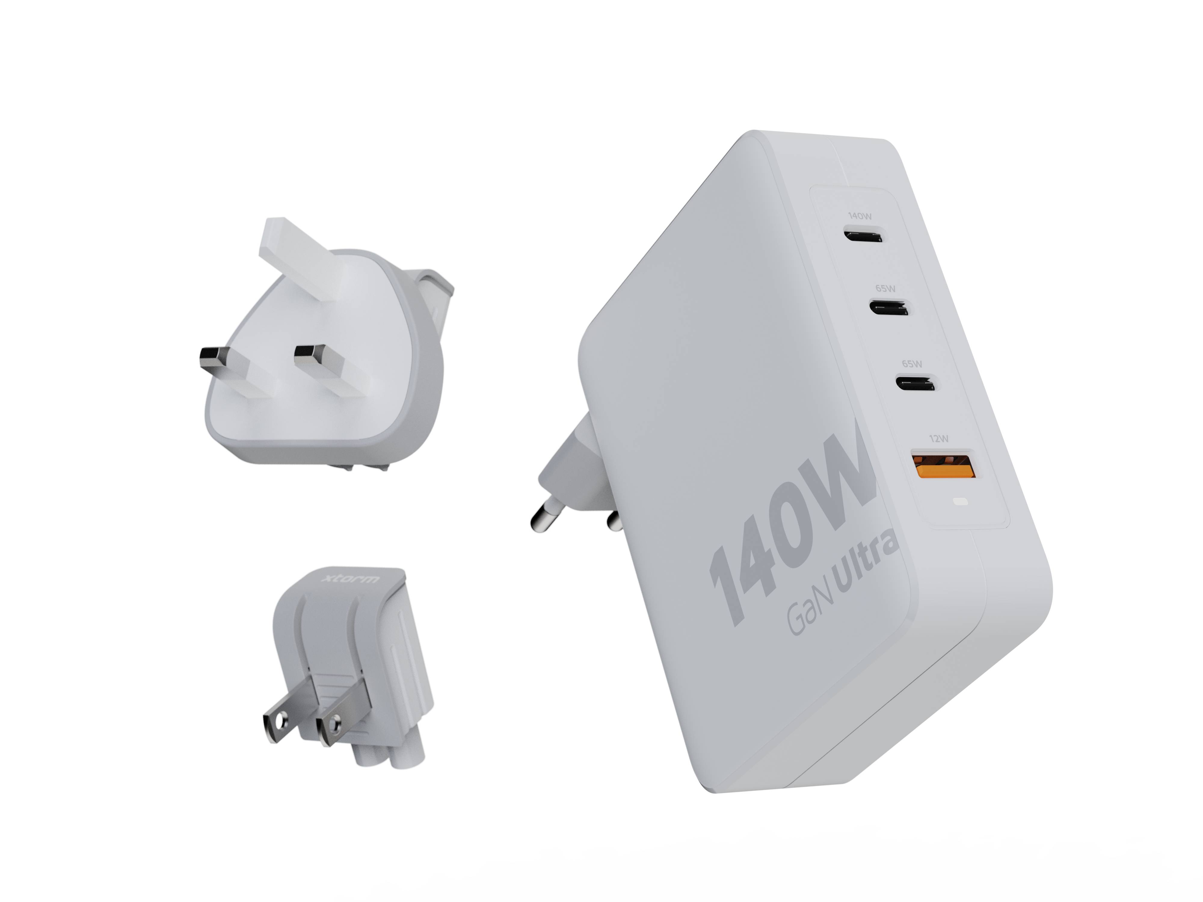 Rca Informatique - image du produit : GAN-ULTRA TRAVEL CHARGER 140W XTORM - WHITE