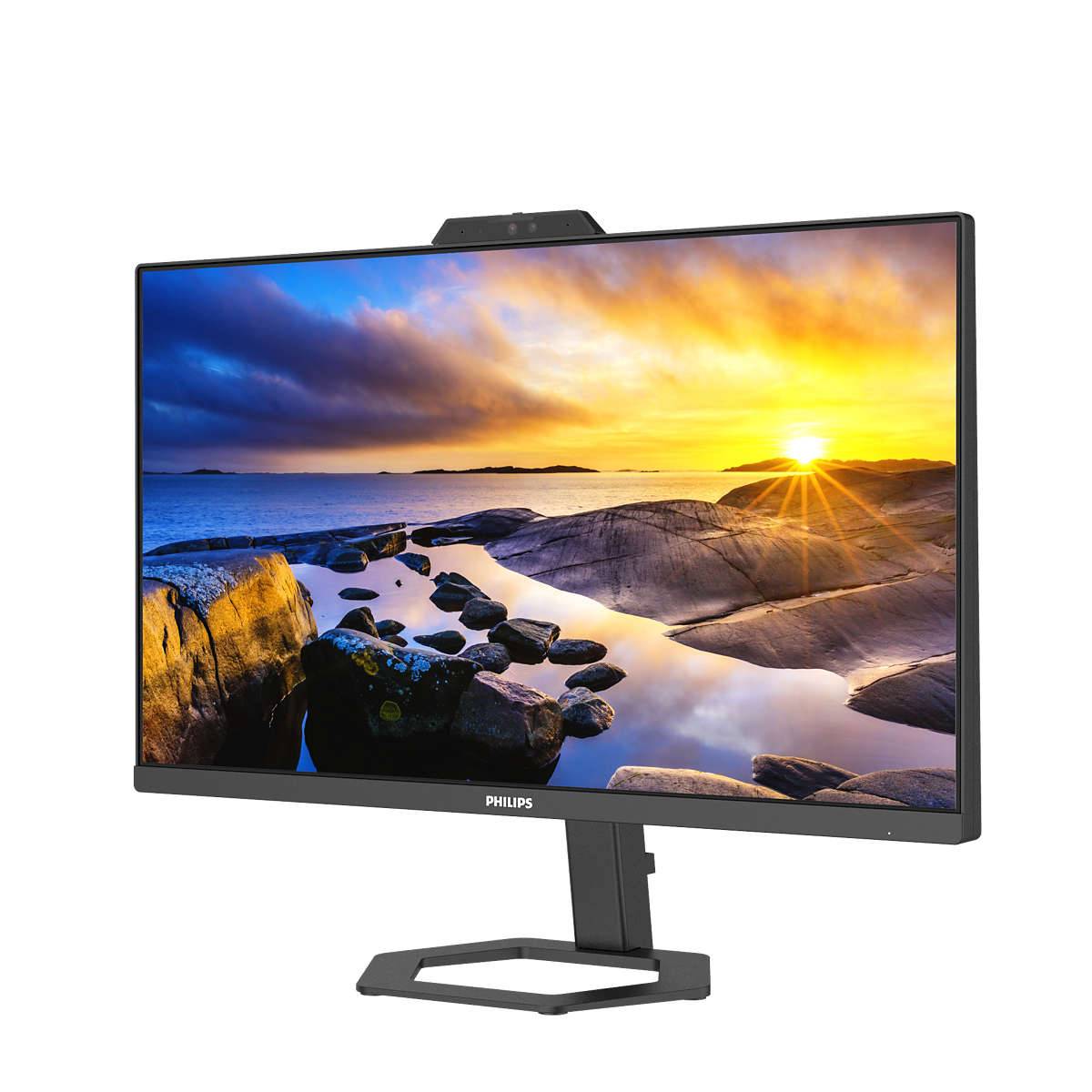 Rca Informatique - image du produit : 24E1N5300HE/00 23.8IN IPS FHD 300CD/HDMI/DP/USB-C/4USB/CAM/HAS