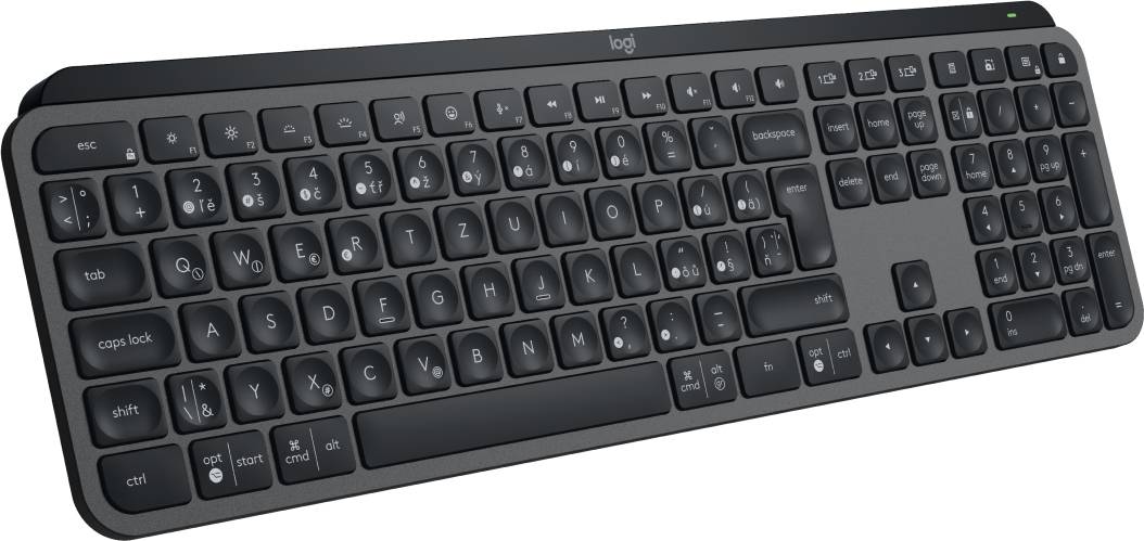 Rca Informatique - image du produit : MX KEYS S - GRAPHITE - CZE-SKY - BT - N/A - INTNL-973