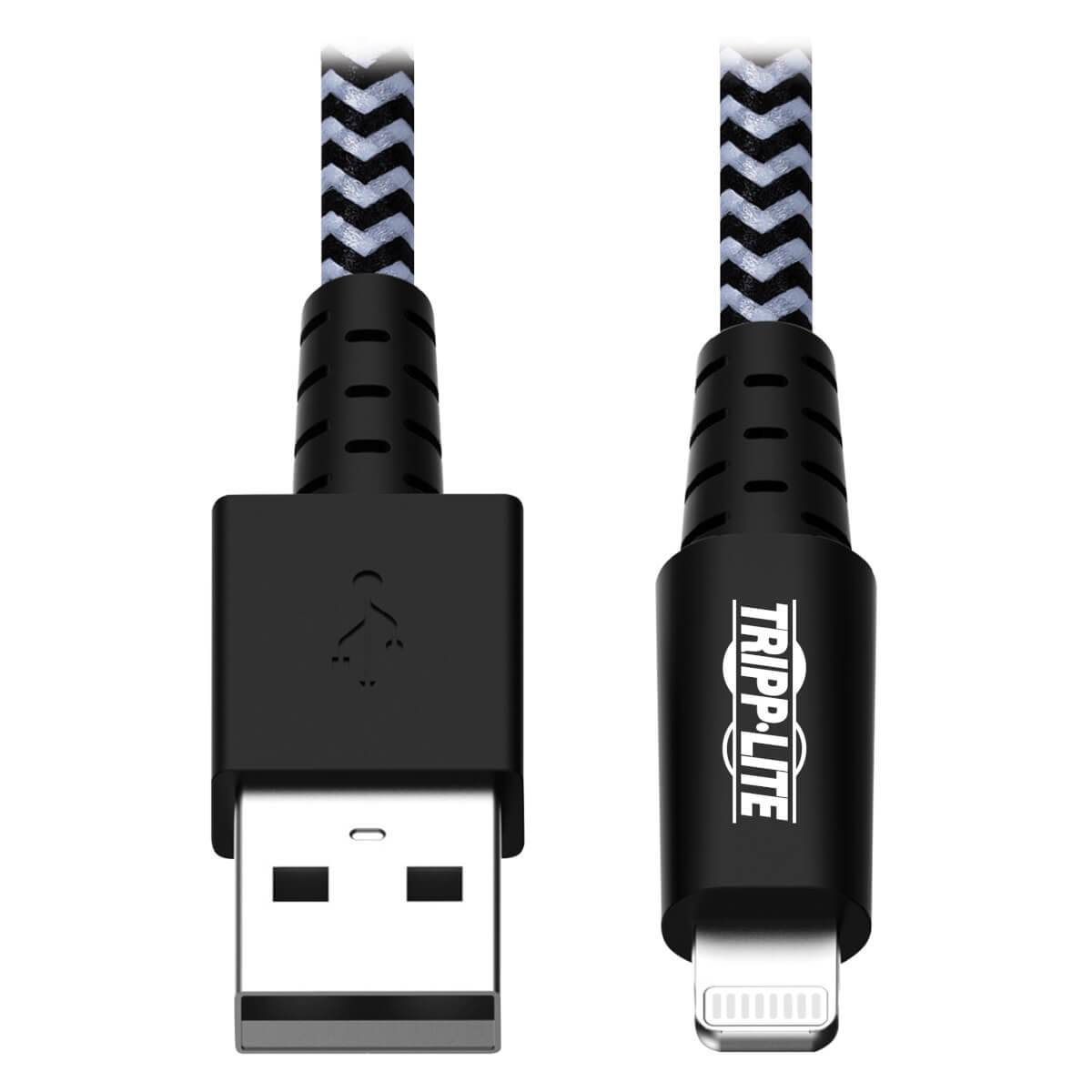 Rca Informatique - Image du produit : USB SYNC CHARGE CBL HVY DUTY WITH LIGHTNING CONNECTOR 1.83 M