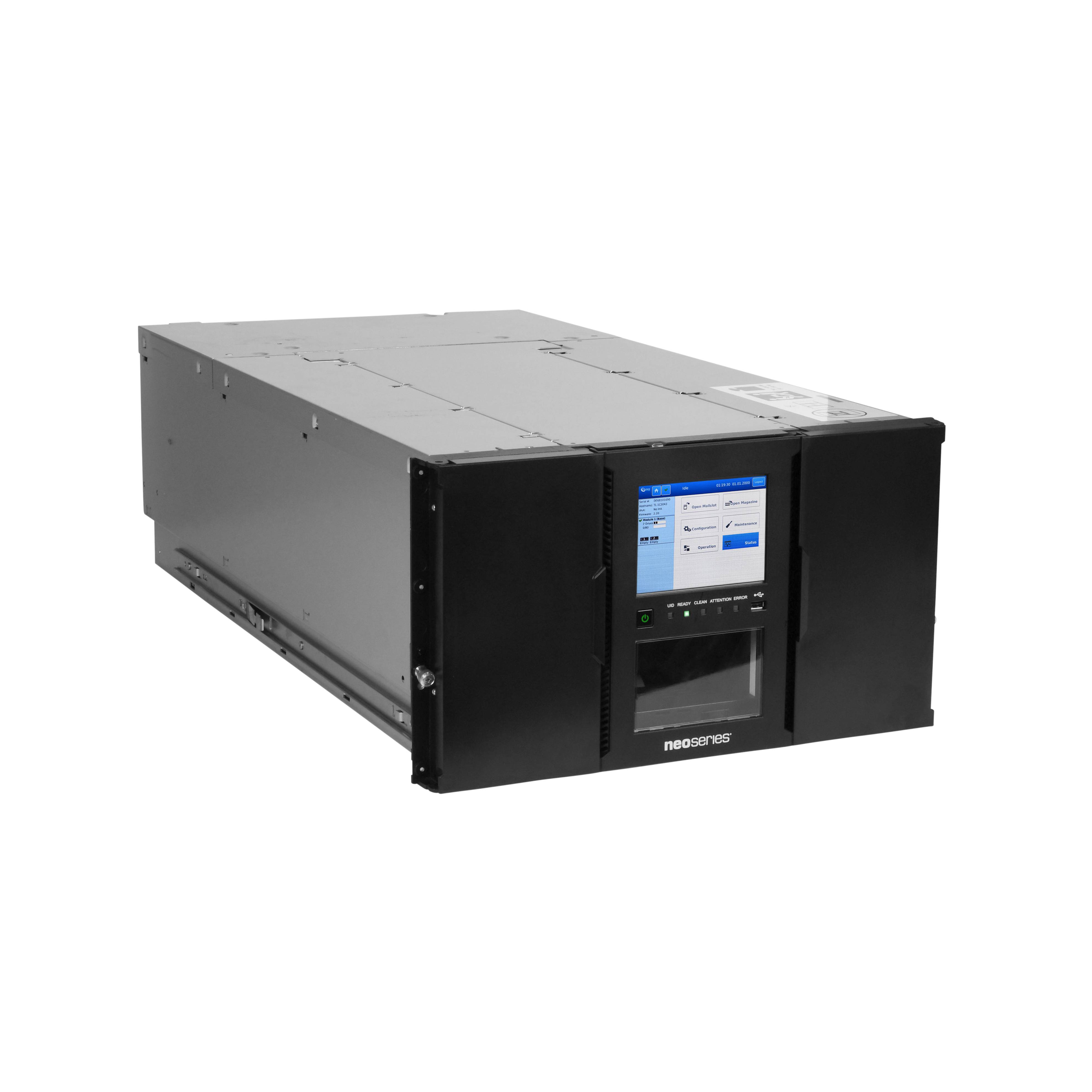 Rca Informatique - image du produit : NEOXL80 6U/80-SLOT/2-LTO8 SAS 2-DRIVE LTO8 SAS