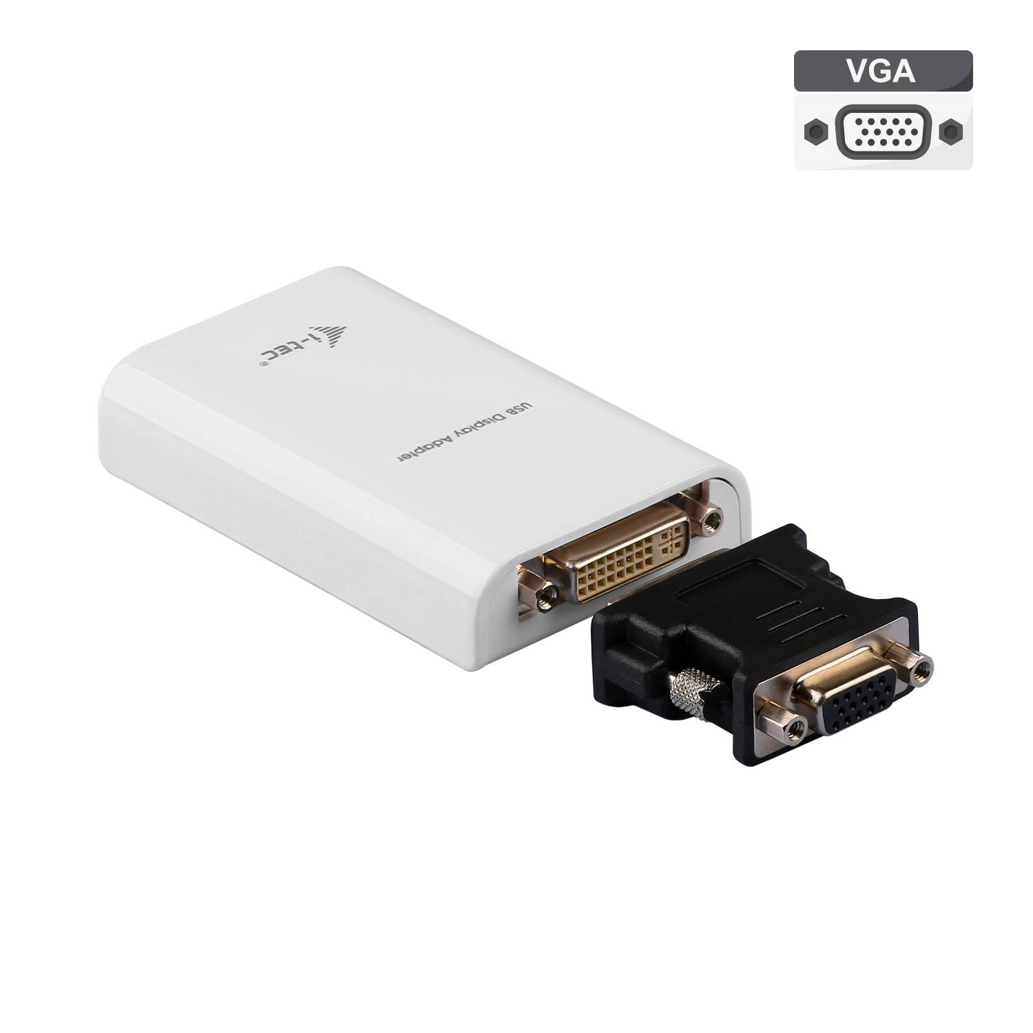 Rca Informatique - image du produit : I-TEC ADVANCE DISPLAY ADAPTER USB 2.0 DVI HDMI VGA FULL HD