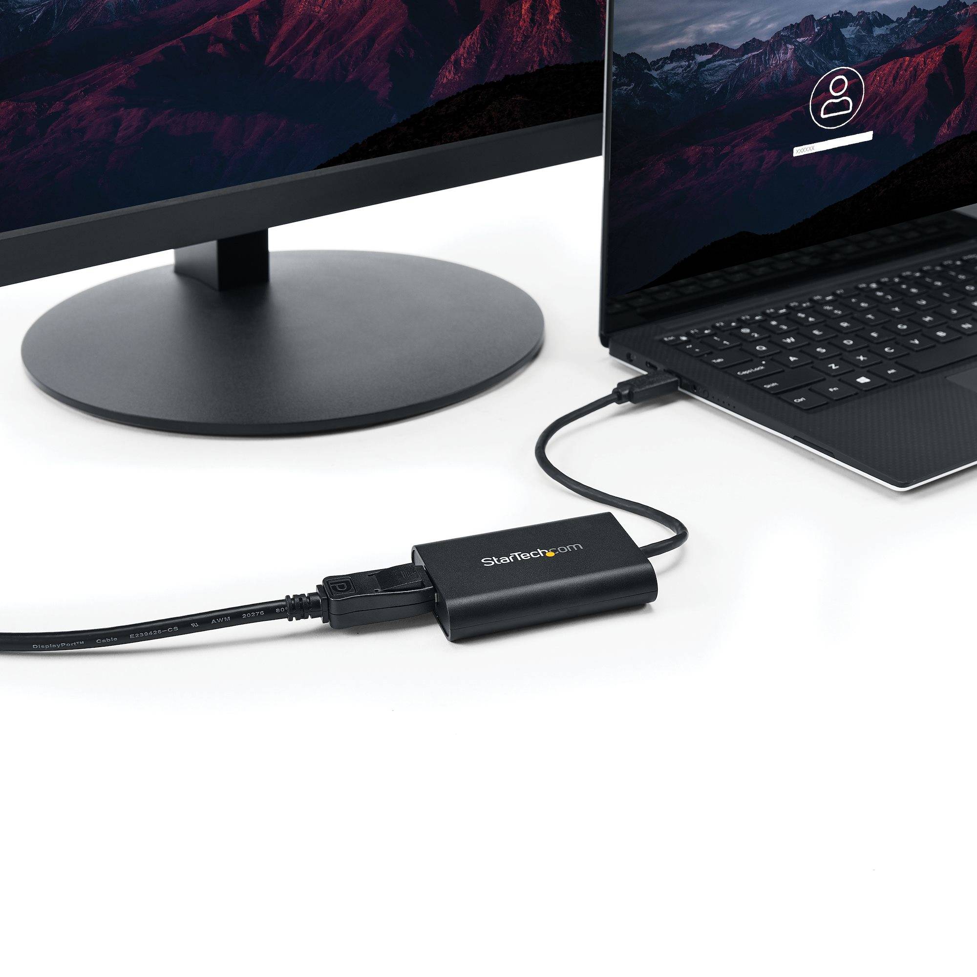 Rca Informatique - image du produit : USB TO DP 4K VIDEO CARD - USB 3.0 TO DISPLAYPORT ADAPTER - 4K