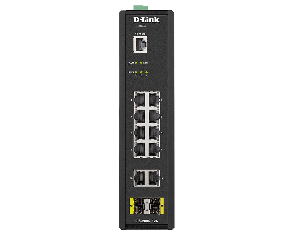 Rca Informatique - image du produit : 12-PORT L2 INDUSTRIAL SWITCH SMART MANAGED GIGABIT POE