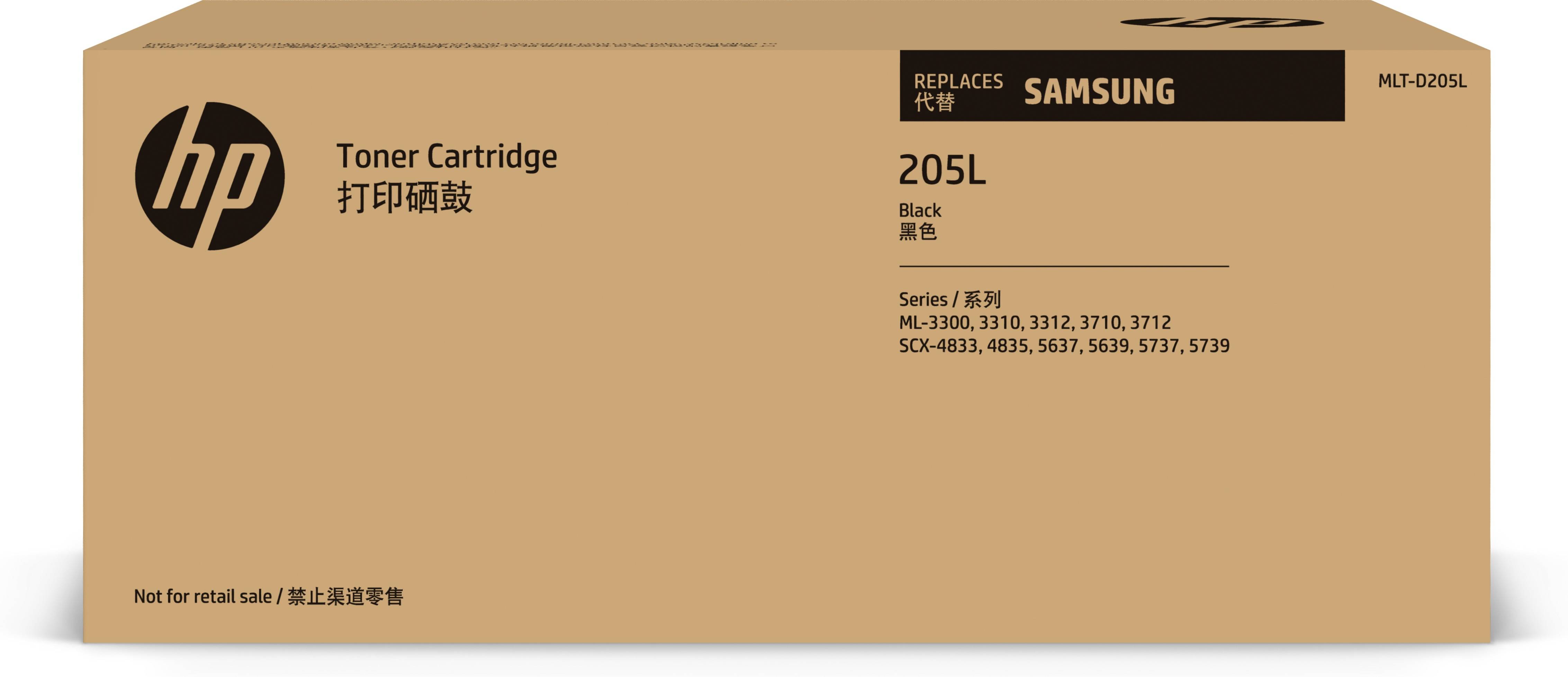 Rca Informatique - image du produit : SA MLT-D205L H-YIELD BLK TONER SAMSUNG