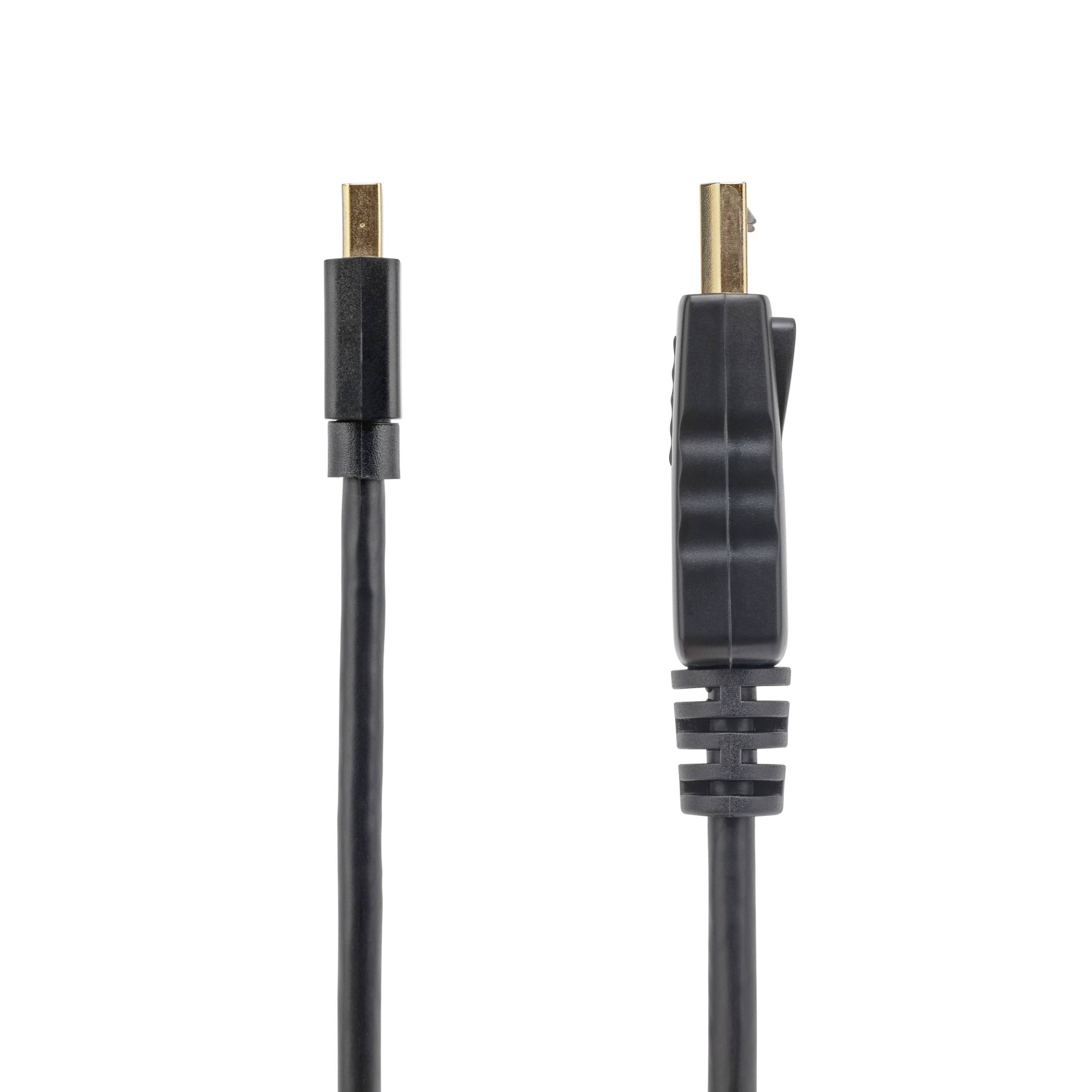 Rca Informatique - image du produit : CABLE ADAPTATEUR M/M  180M MINI DISPLAYPORT -> DISPLAYPORT