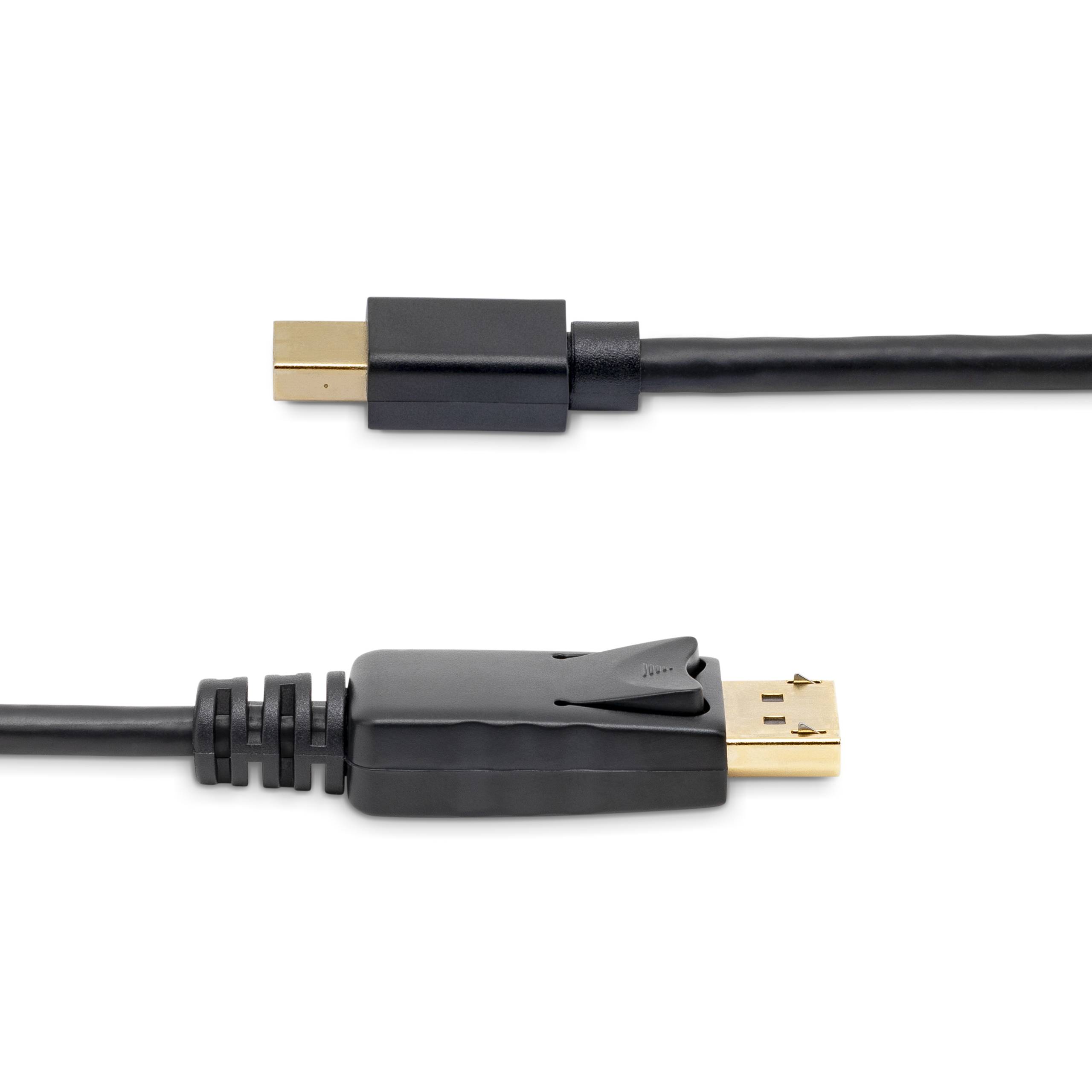 Rca Informatique - image du produit : CABLE ADAPTATEUR M/M  180M MINI DISPLAYPORT -> DISPLAYPORT