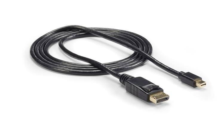 Rca Informatique - image du produit : CABLE ADAPTATEUR M/M  180M MINI DISPLAYPORT -> DISPLAYPORT