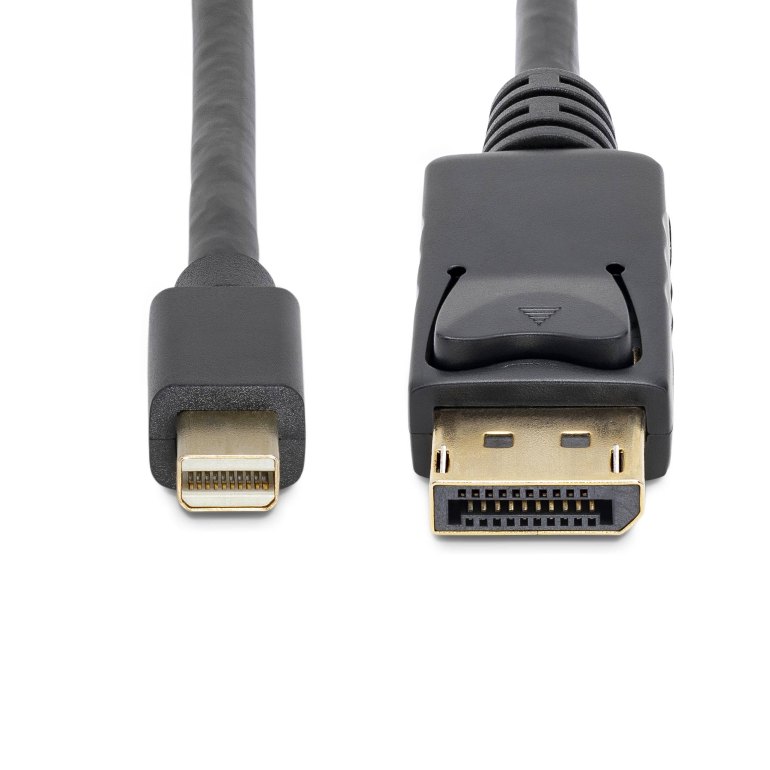 Rca Informatique - image du produit : CABLE ADAPTATEUR M/M  180M MINI DISPLAYPORT -> DISPLAYPORT