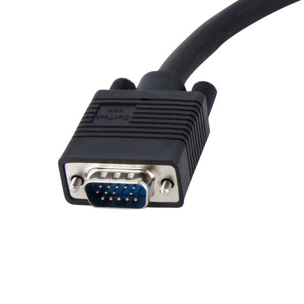 Rca Informatique - image du produit : CBLE DCRAN COAXIAL VGA HD15 VERS 5 BNC RGBHV 30 CM - M/F