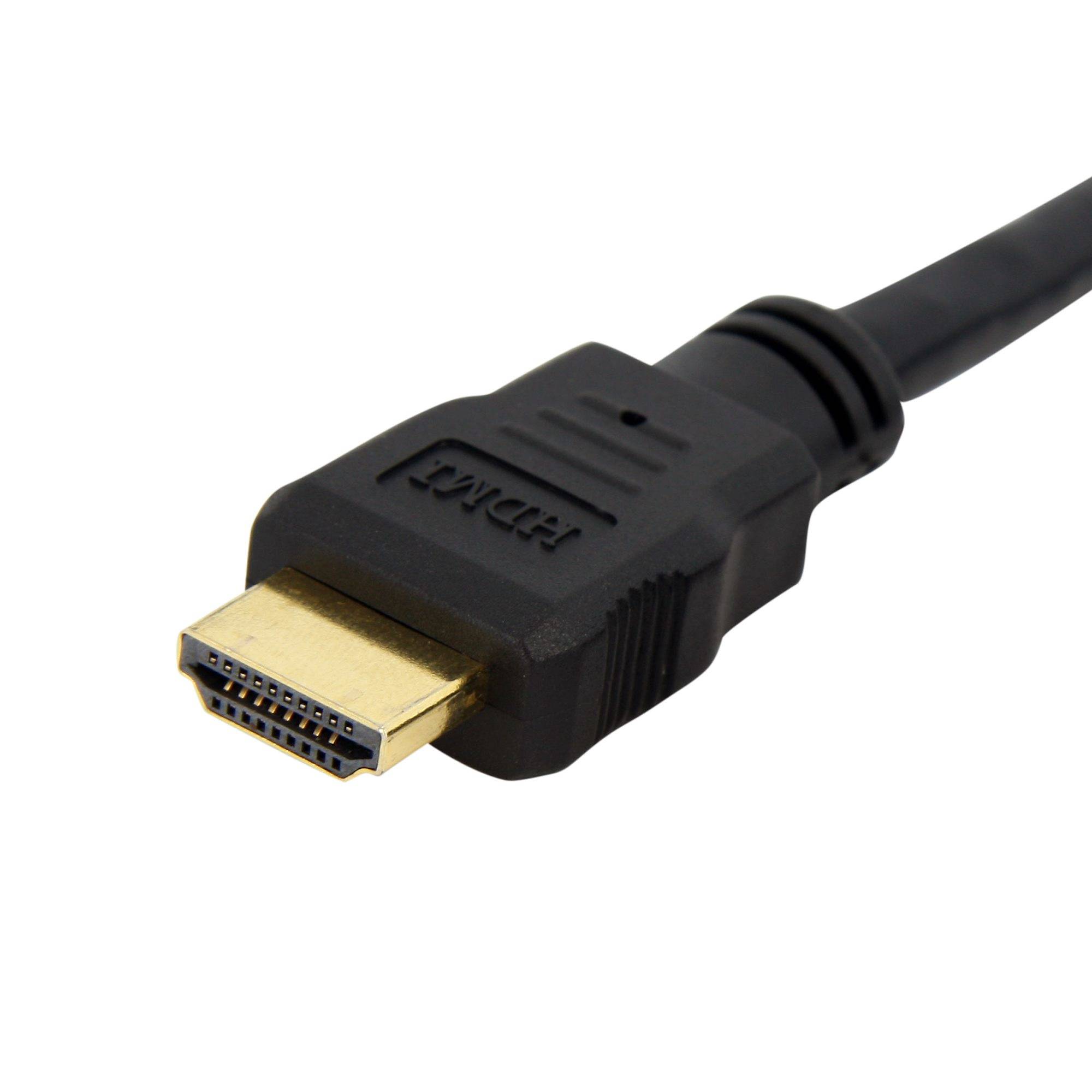 Rca Informatique - image du produit : CABLE HDMI STANDARD A MONTAGE SUR PANNEAU 91CM - F/M