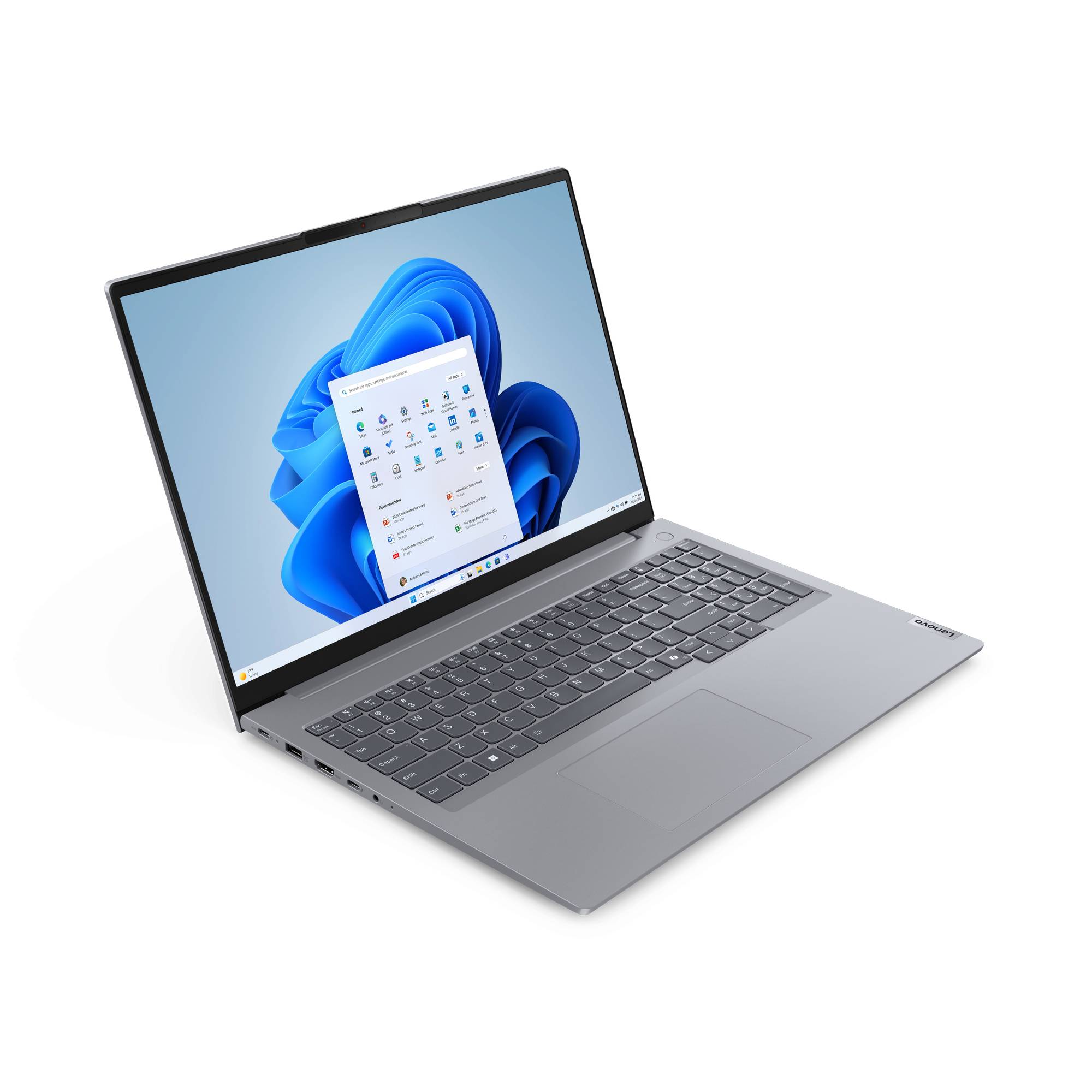 Rca Informatique - image du produit : THINKBOOK 16 RYZEN7 7735HS 512GB 16GB 16IN NOOD W11P