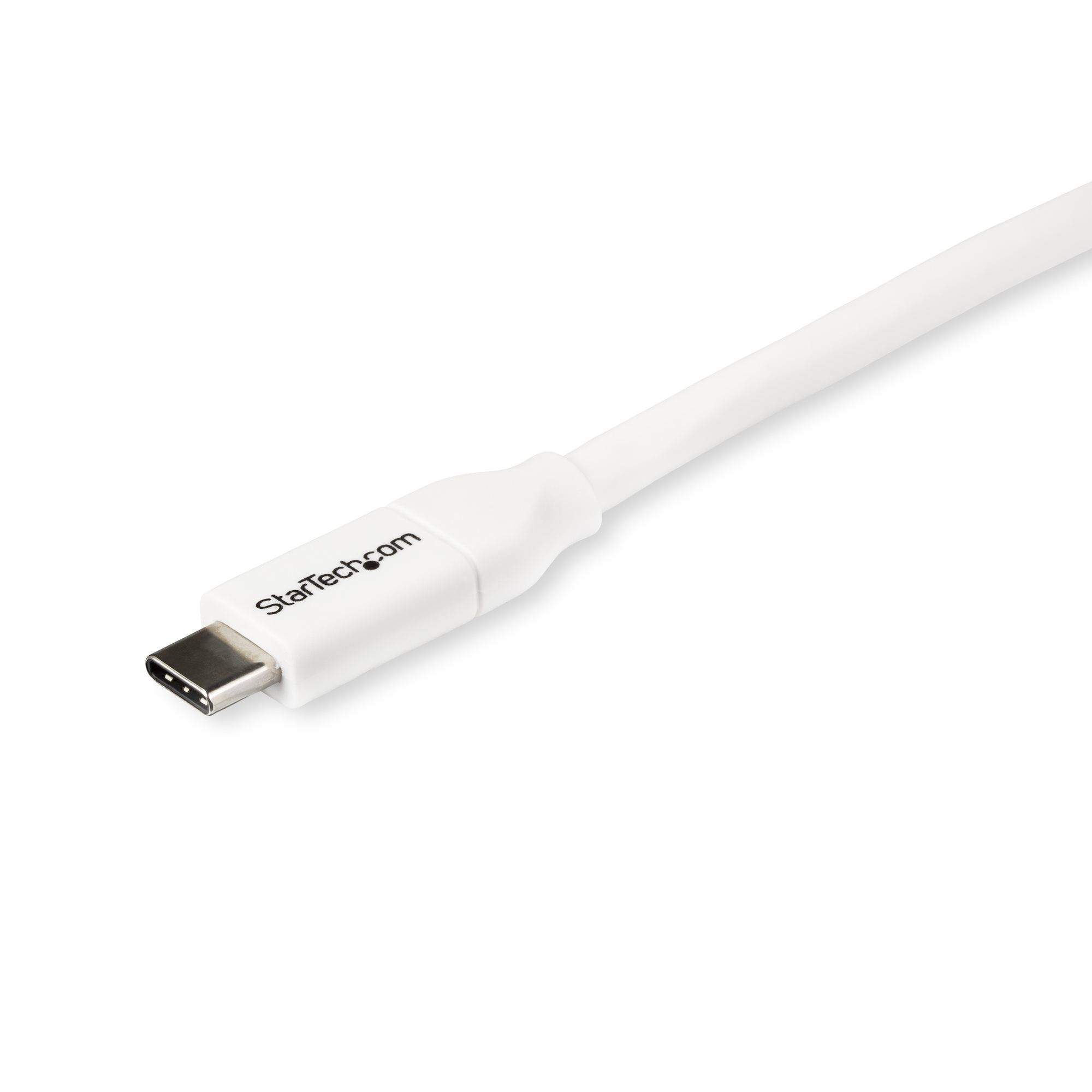 Rca Informatique - image du produit : 2M USB TYPE C CABLE WITH 5A PD - USB 2.0 - USB-IF CERTIFIED