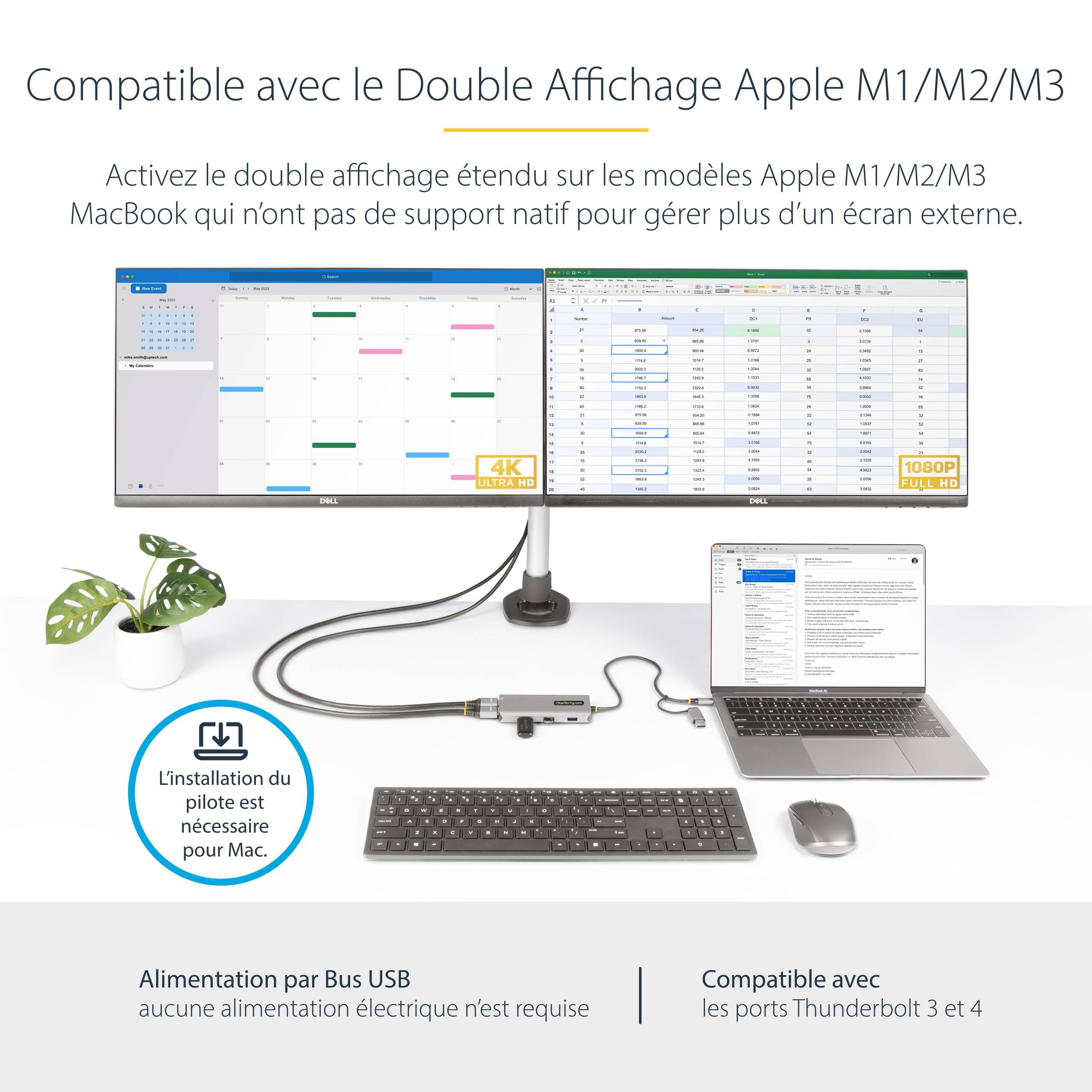 Rca Informatique - image du produit : USB-C / USB-A MULTIPORT ADAPTER 3-PORT USB HUB MINI TRAVEL DOCK