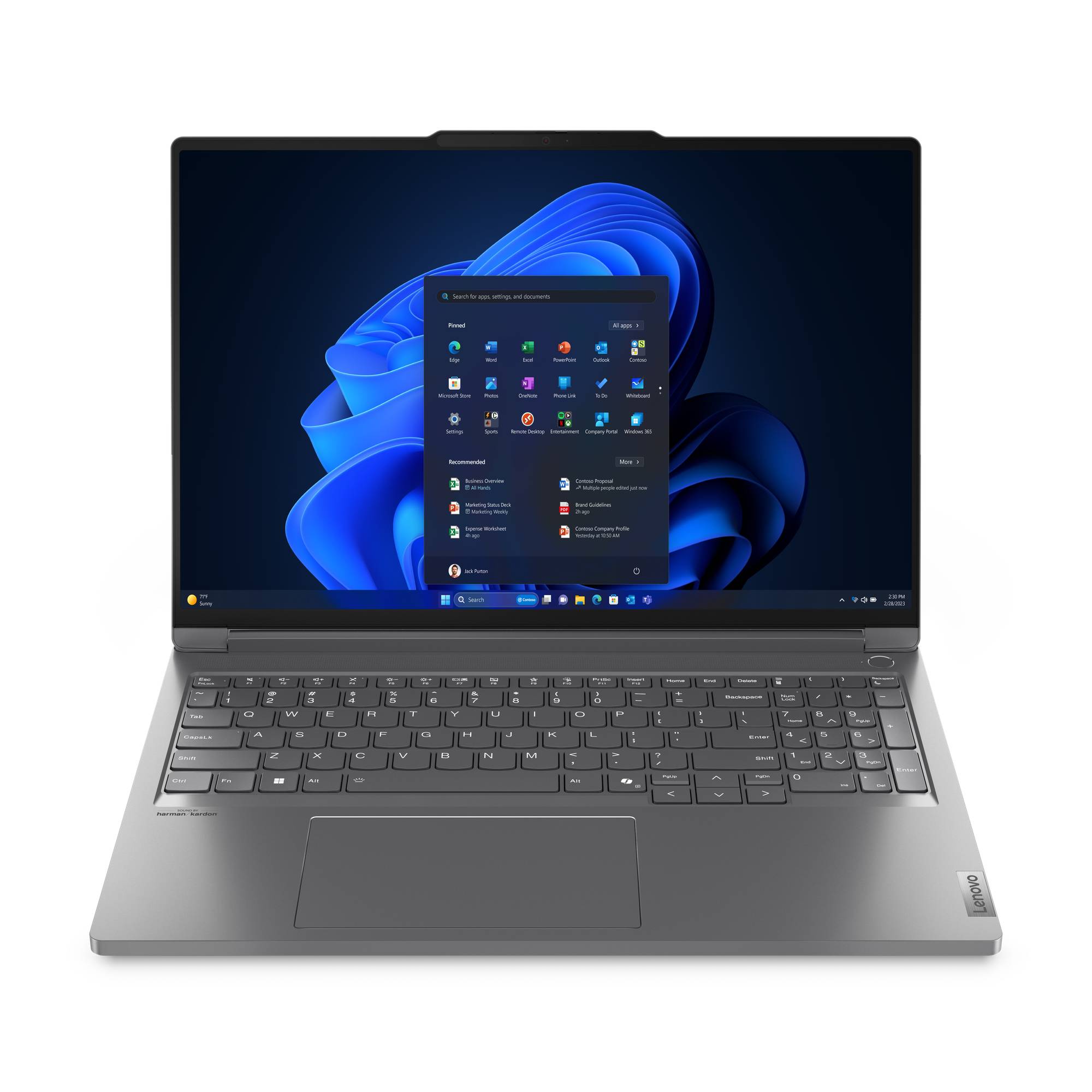 Rca Informatique - Image du produit : THINKBOOK 16P I7-14650HX 512GB 16GB 16IN NOOD W11P