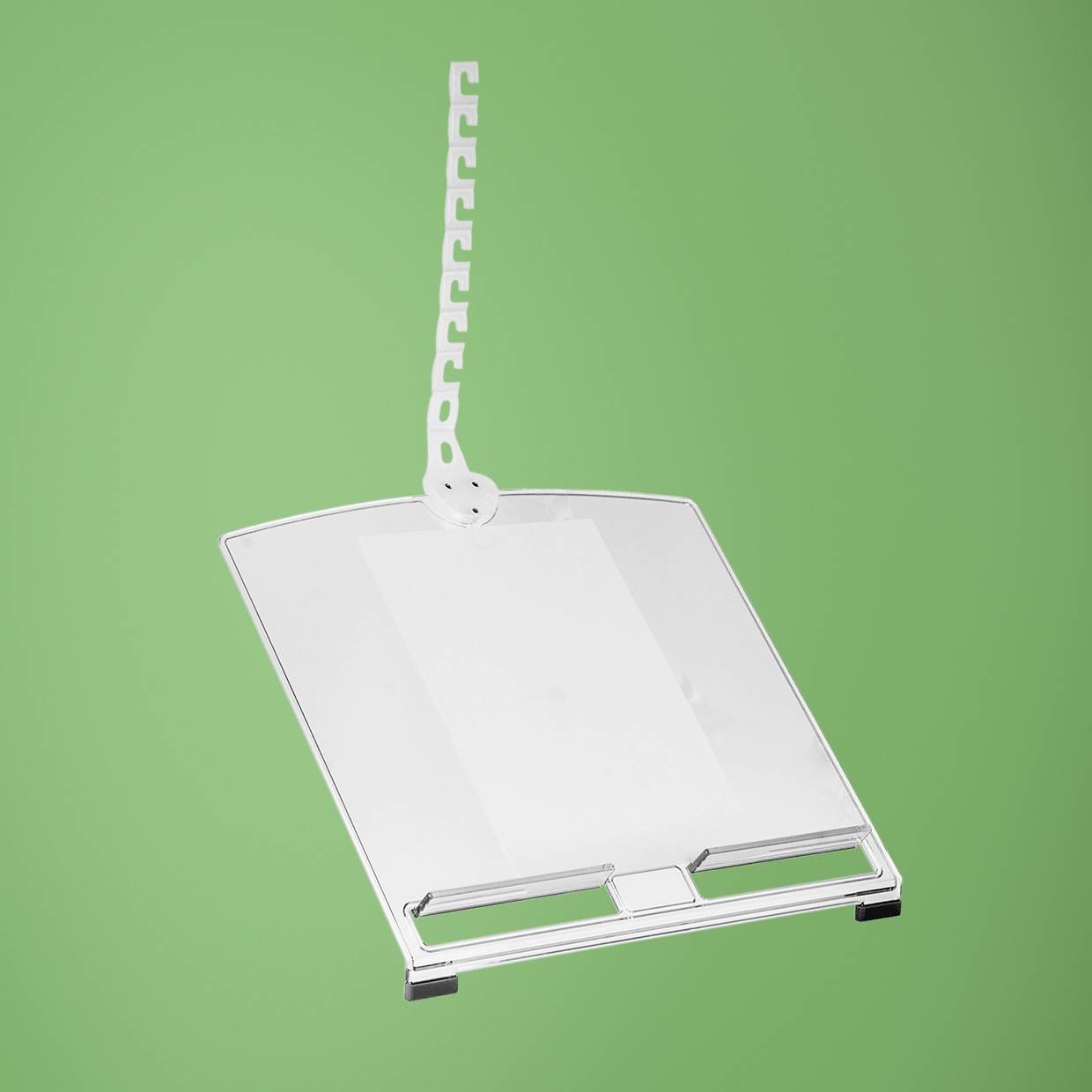 Rca Informatique - image du produit : R-GO MORELIA DOCUMENT HOLDER ADJUSTABLE/TRANSPARENT