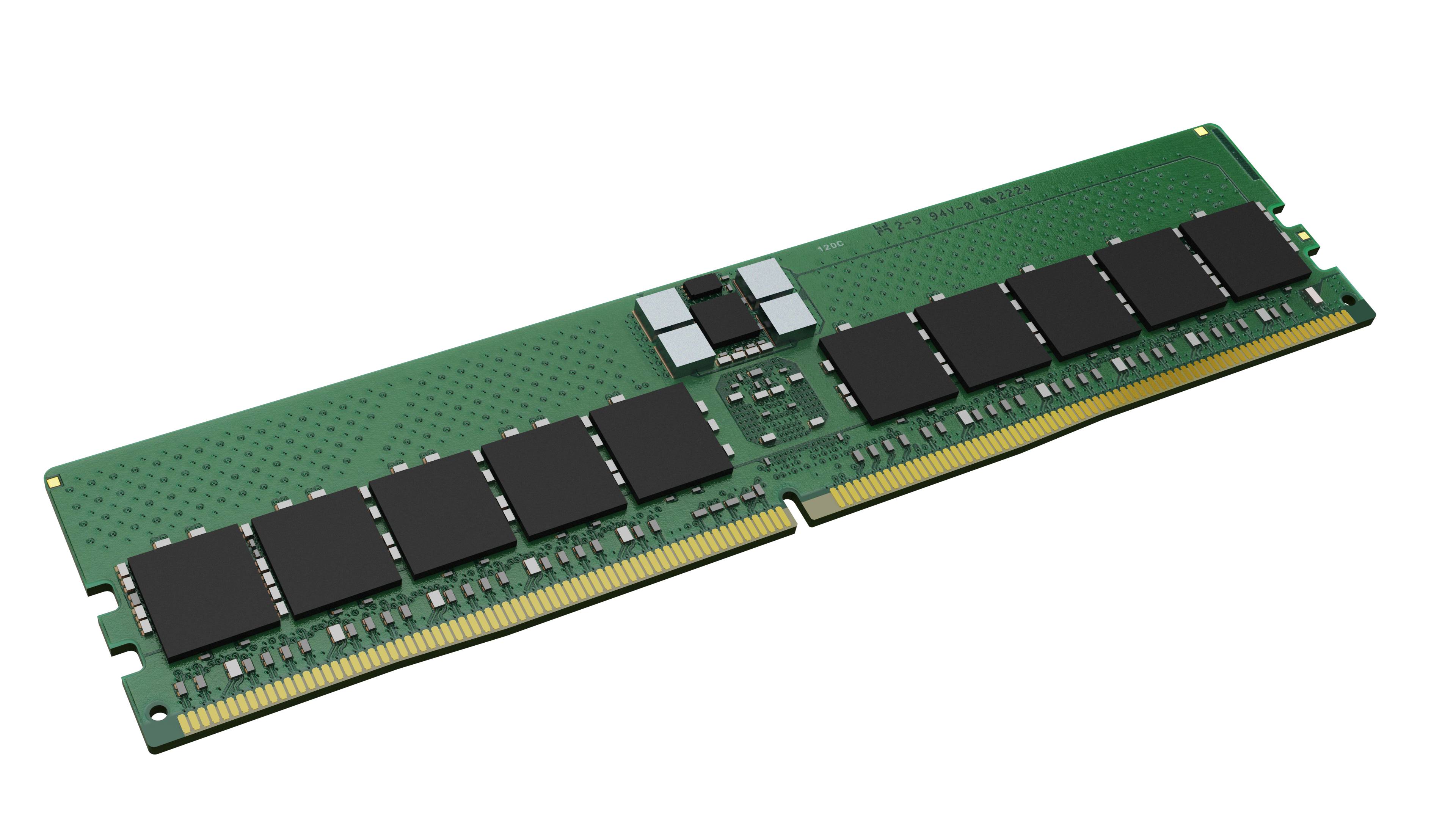 Rca Informatique - image du produit : 32GB DDR5 5600MT/S ECC REG CL46 DIMM 2RX8 MICRON D