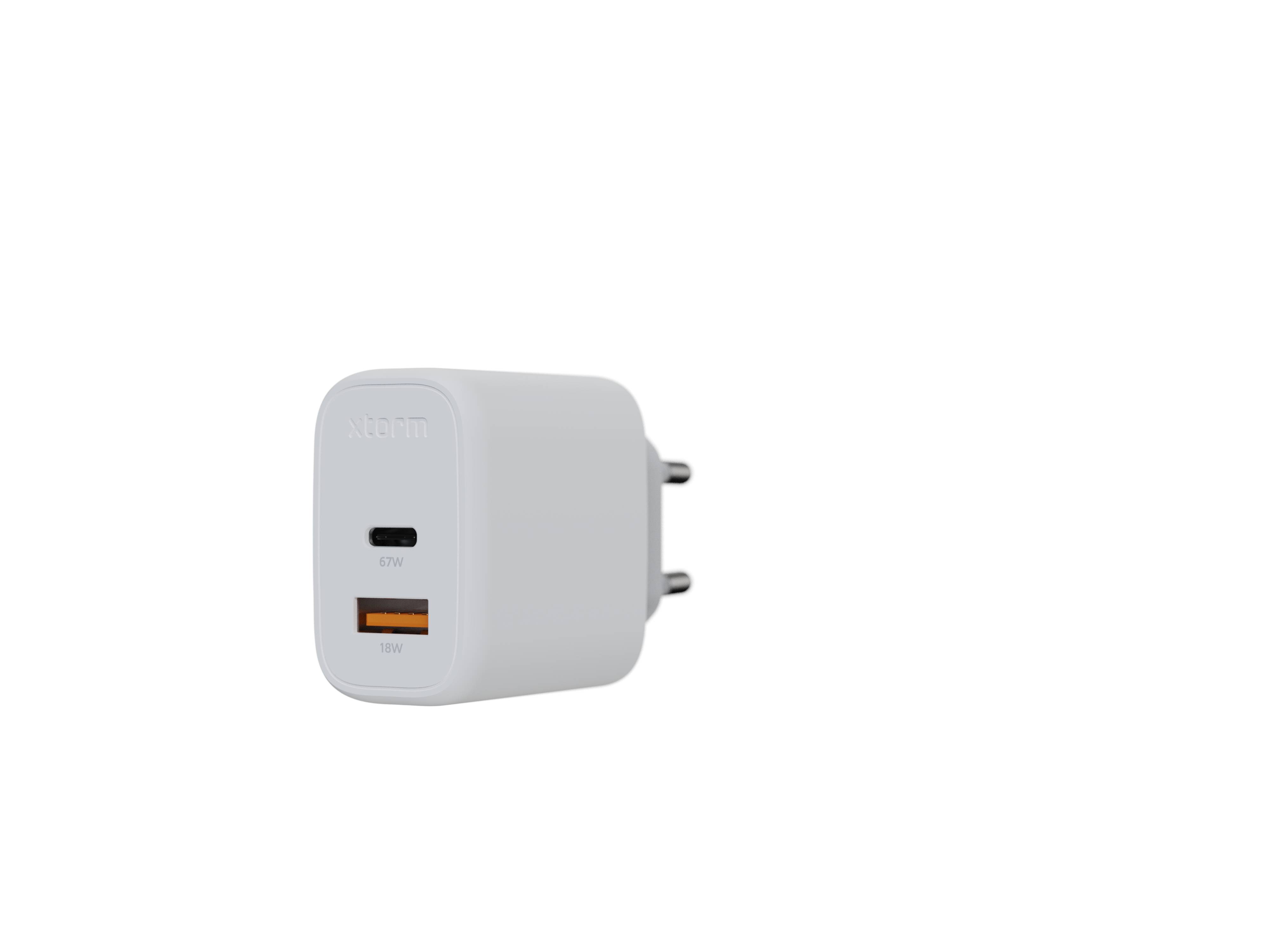 Rca Informatique - image du produit : WALL CHARGER GAN2 67W XTORM - WHITE