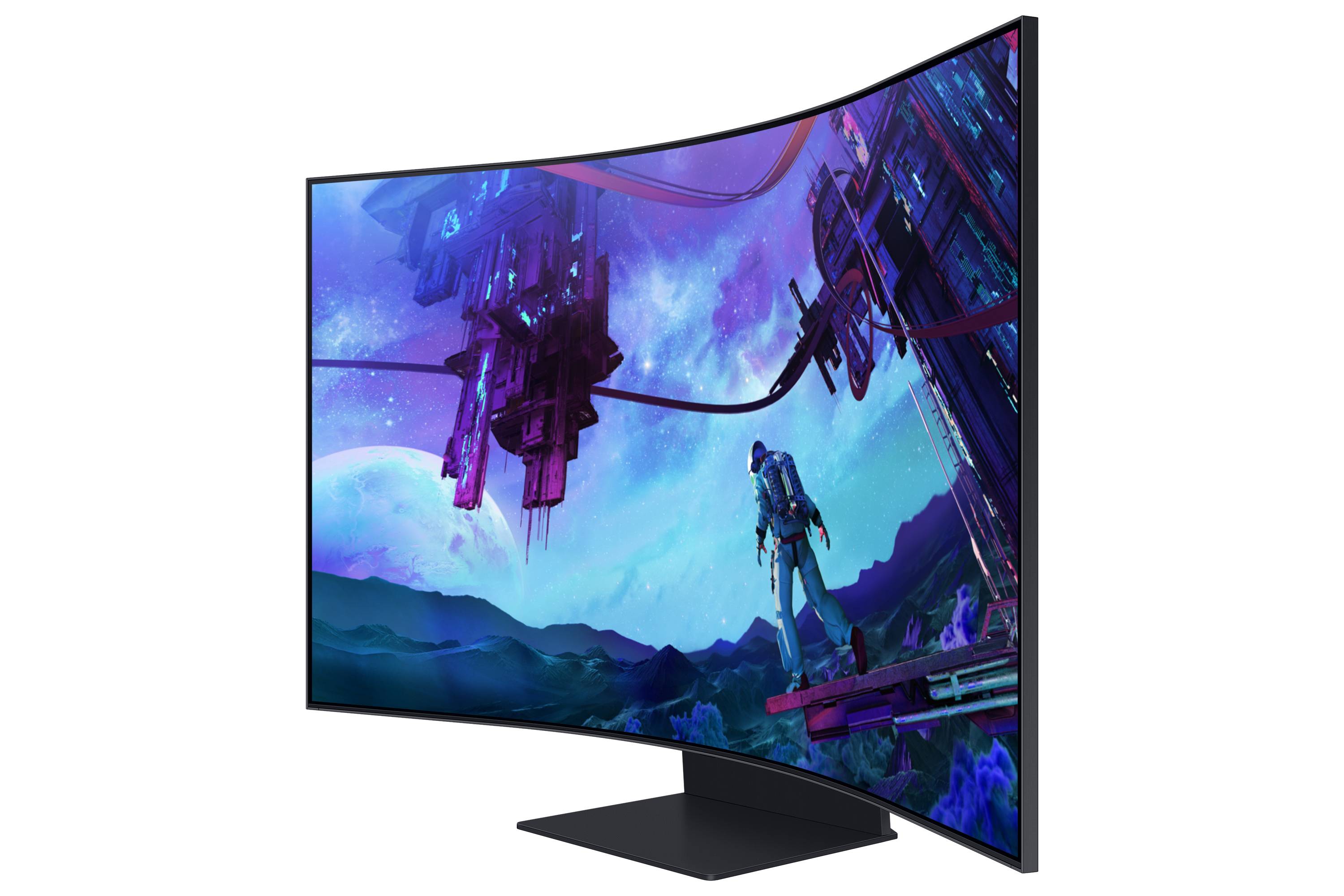 Rca Informatique - image du produit : SAMSUNG ODYSSEY ARK G970NU 55IN 16:9 CURVED (1000R) MINILED (105