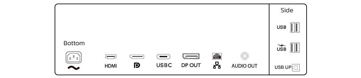 Rca Informatique - image du produit : 346P1CRH/00 34IN VA WQHD 500CD 4MS/HDMI/DP/USB-C/4USB 3.2/HAS