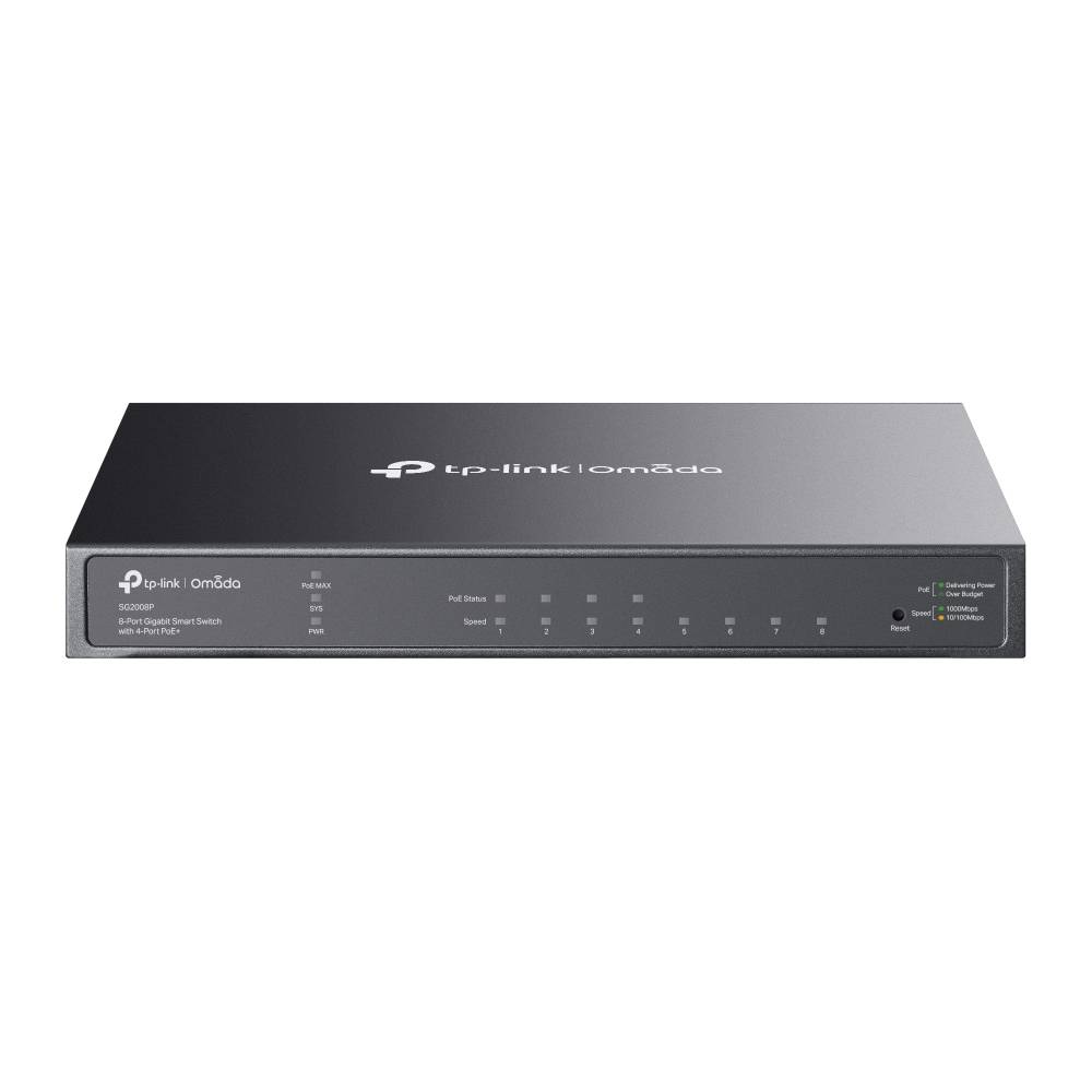 Rca Informatique - Image du produit : 8-PORT GIGABIT SMART SWITCH JETSTREAM WITH 4-PORT POE+