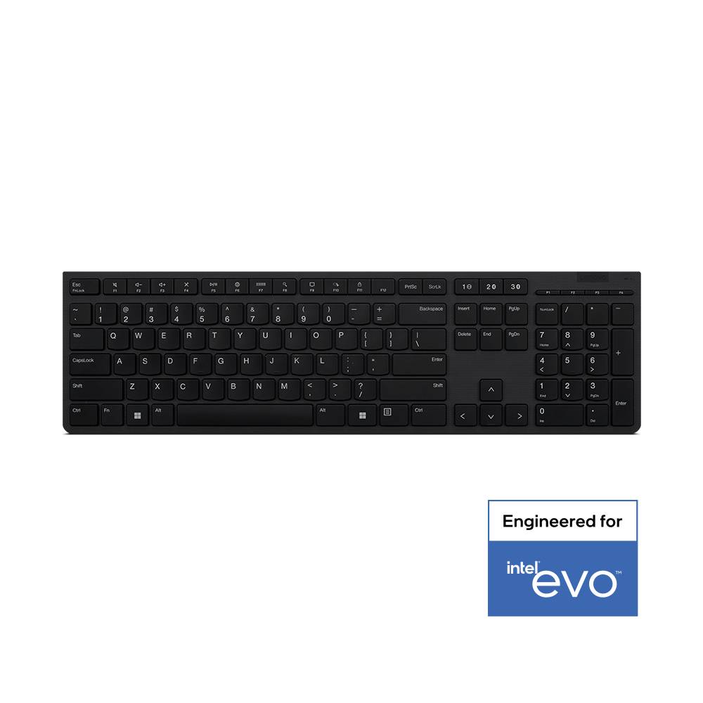 Rca Informatique - image du produit : PROFESSIONAL WIRELESS RECHARGEABLE KEYBOARD-FRENCH