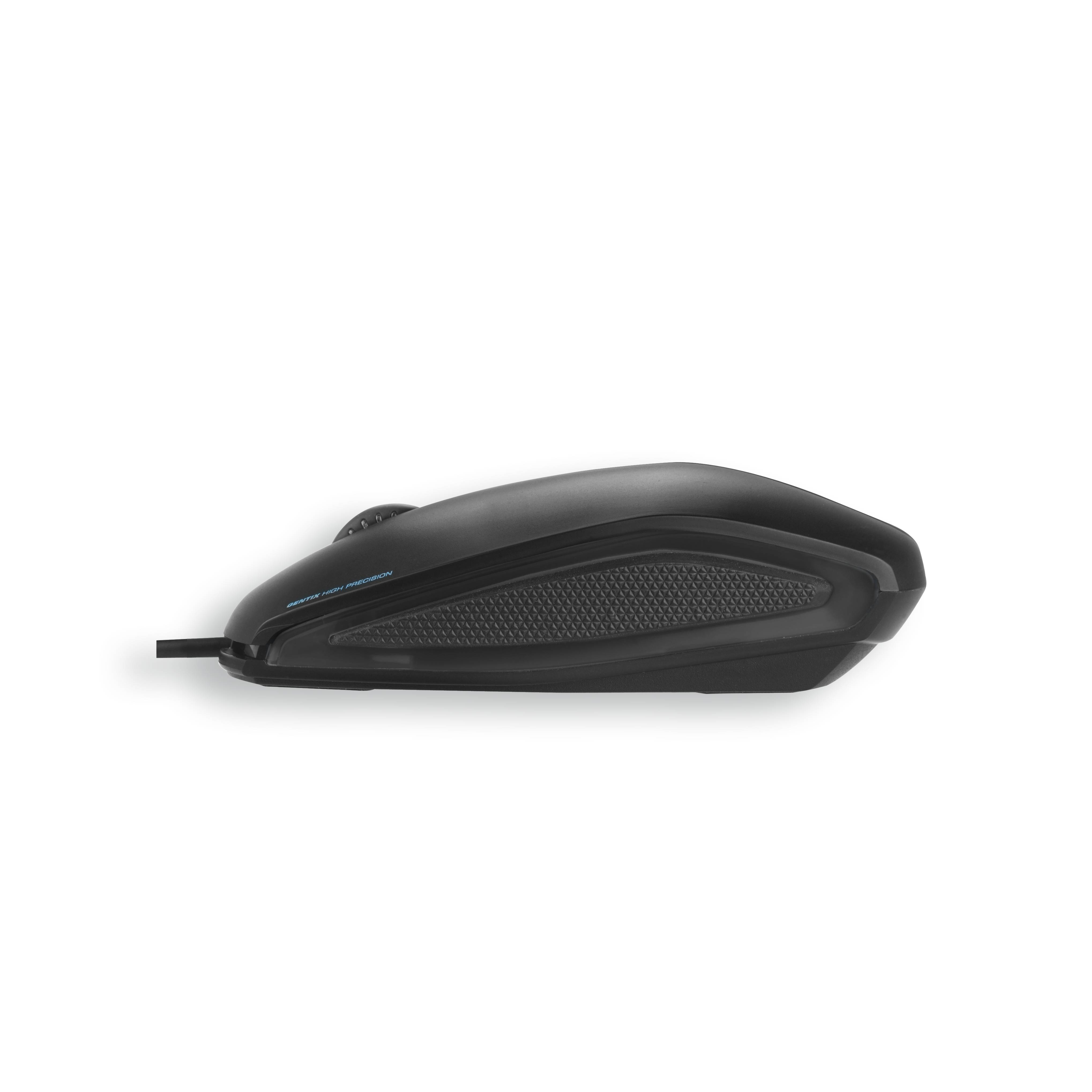 Rca Informatique - image du produit : GENTIX CORDED MOUSE (WHITEBOX) OPTICAL BLACK USB 1000 DPI