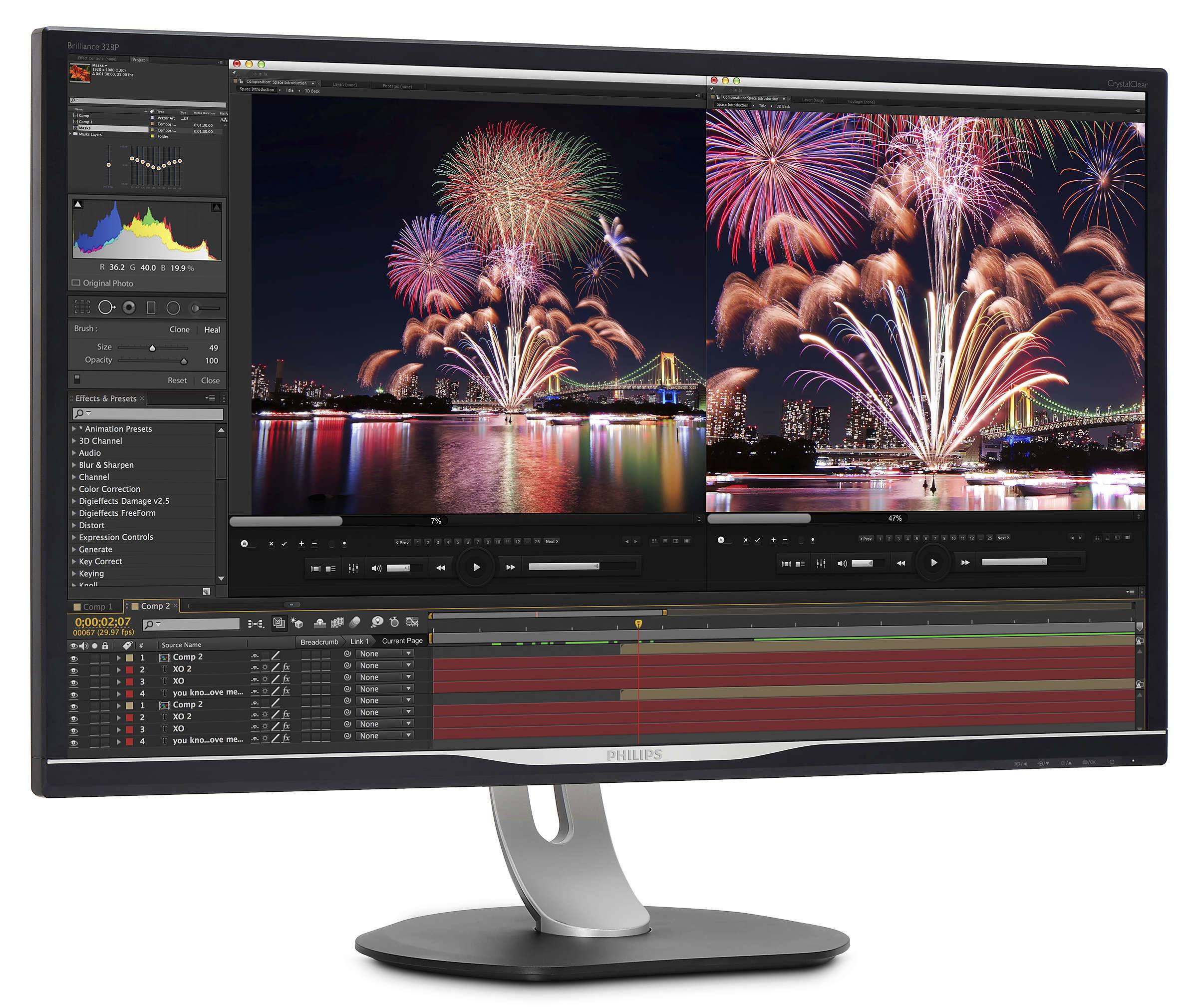 Rca Informatique - image du produit : 32IN IPS USB-C MONITOR QHD 2560 X 1440 4M