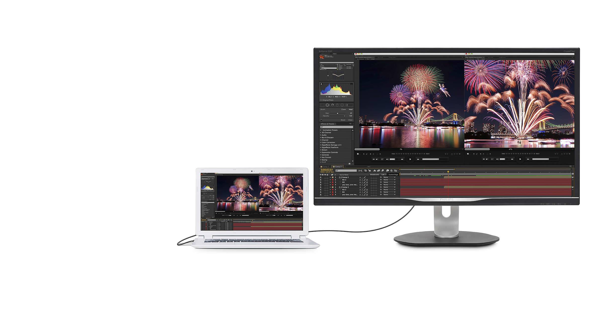 Rca Informatique - image du produit : 32IN IPS USB-C MONITOR QHD 2560 X 1440 4M