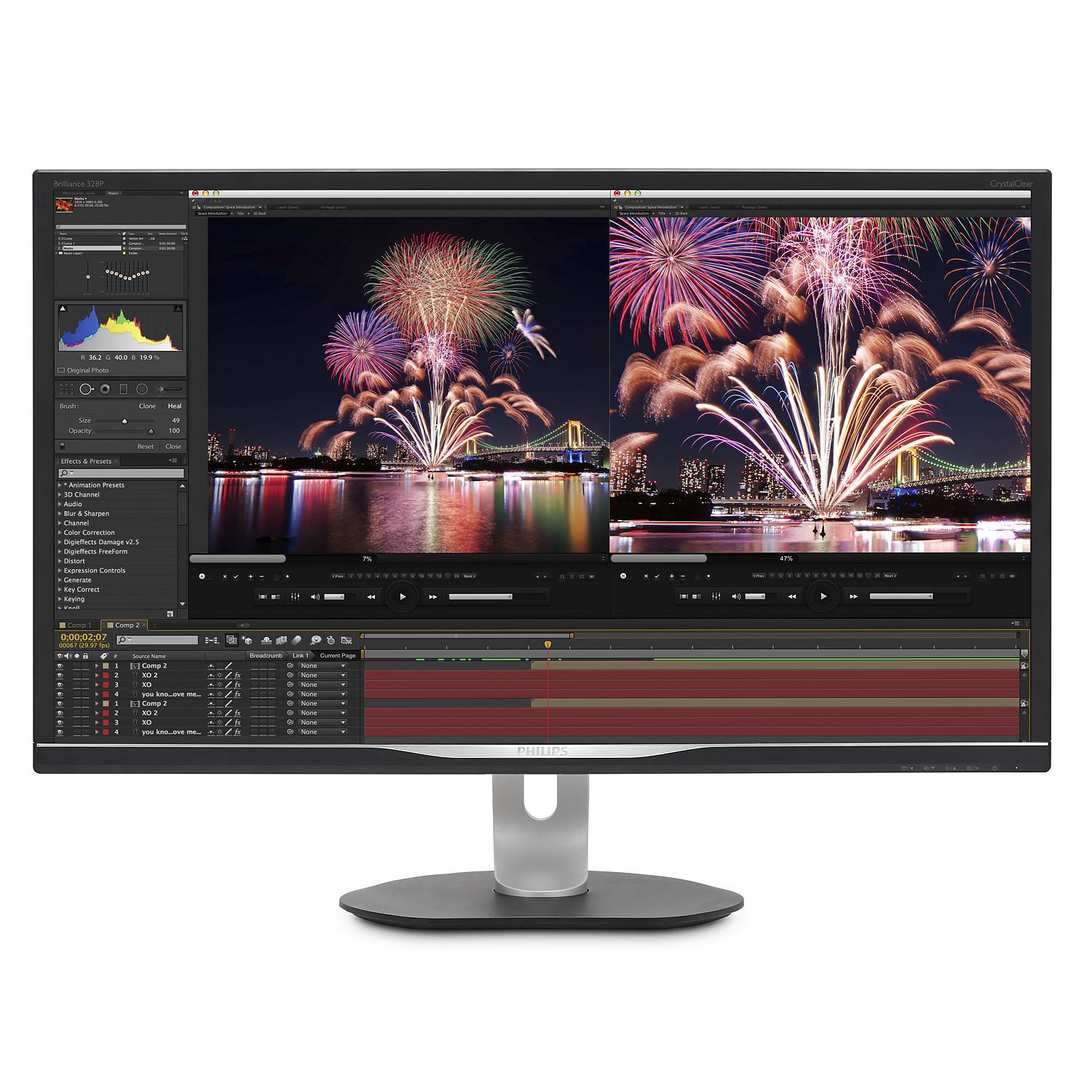 Rca Informatique - image du produit : 32IN IPS USB-C MONITOR QHD 2560 X 1440 4M