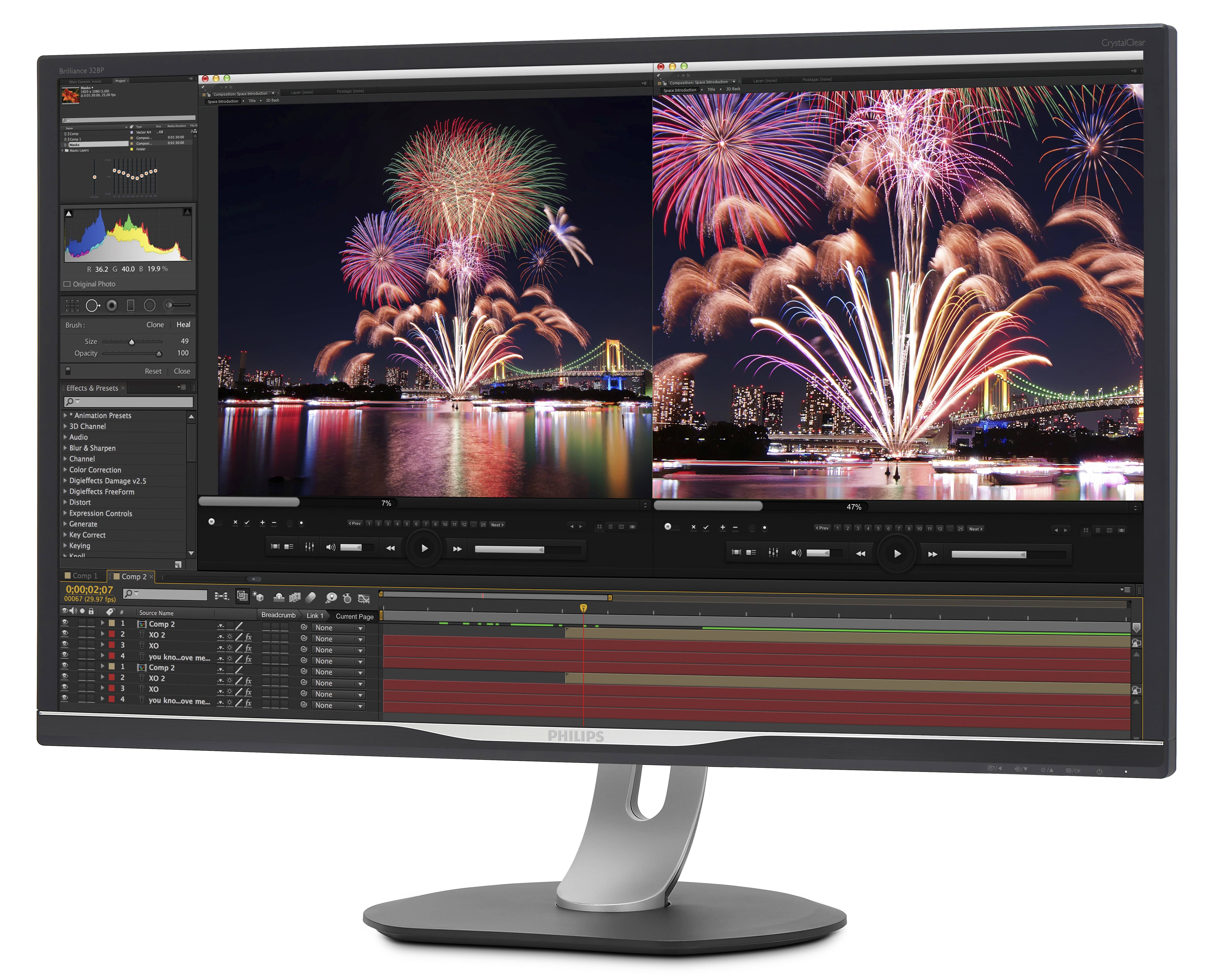 Rca Informatique - image du produit : 32IN IPS USB-C MONITOR QHD 2560 X 1440 4M