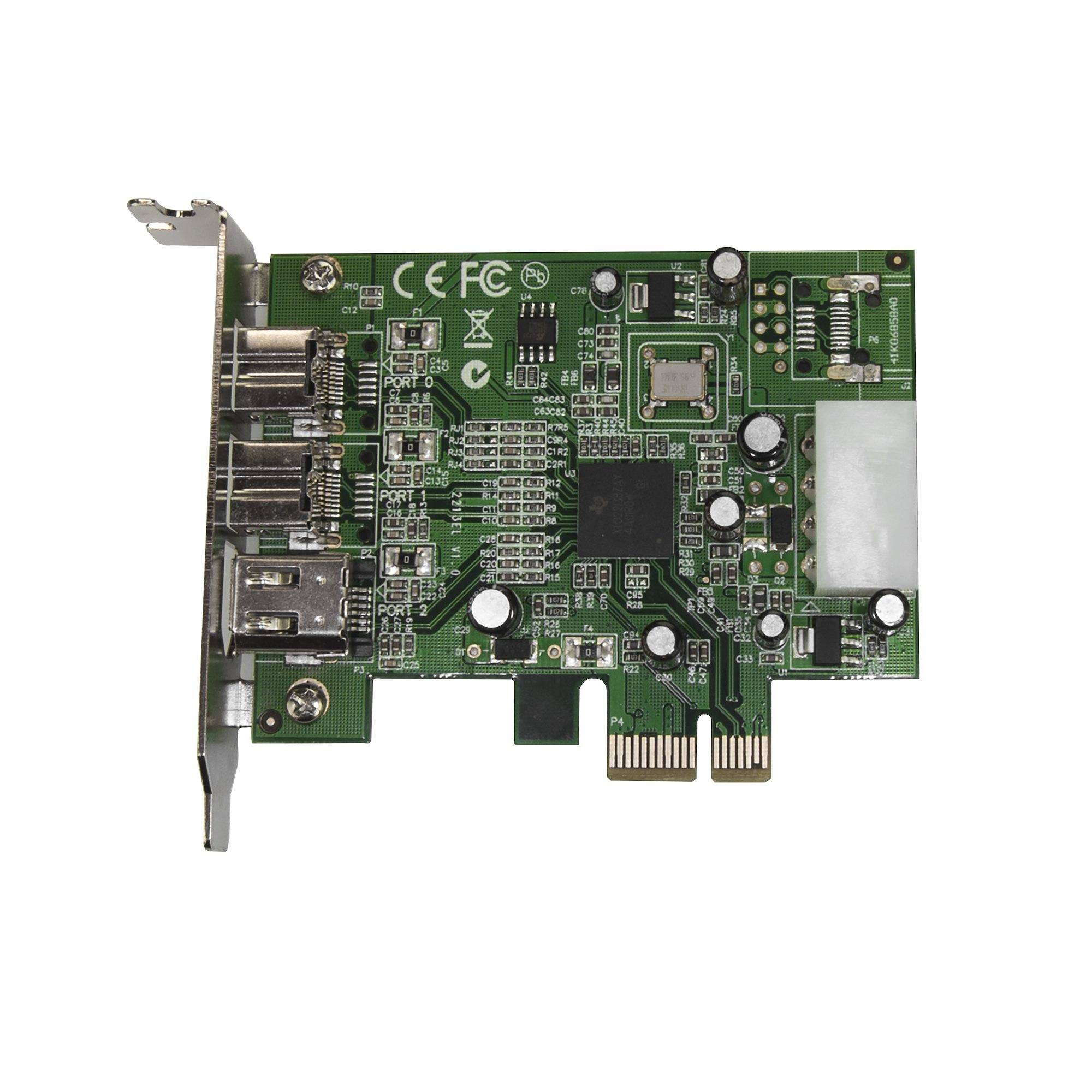 Rca Informatique - image du produit : CARTE FIREWIRE 3 PORTS PCI EXPRESS 1394 ULTRAPLATE