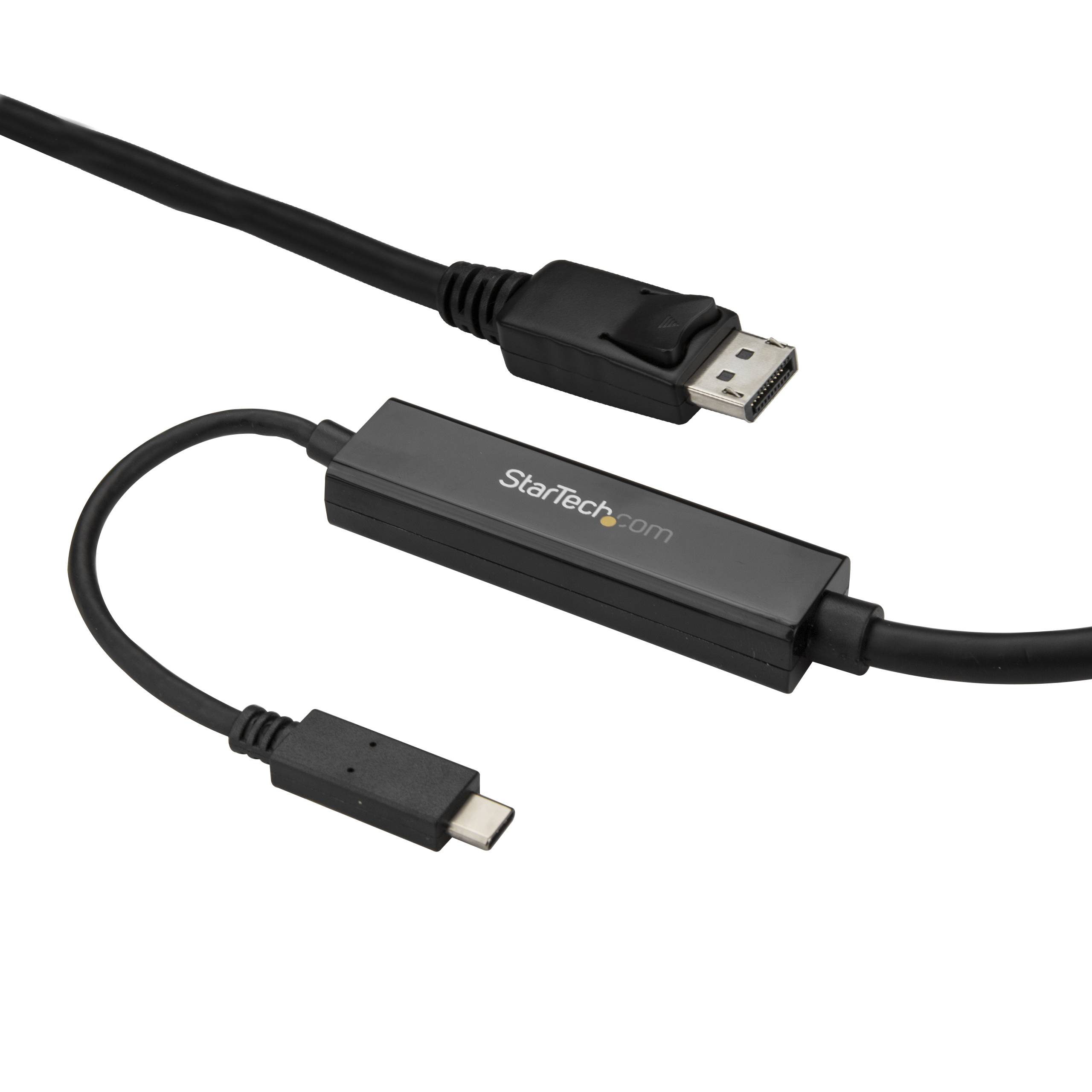 Rca Informatique - Image du produit : 3M / 10FT USB C TO DISPLAYPORT CABLE - 4K 60HZ - BLACK