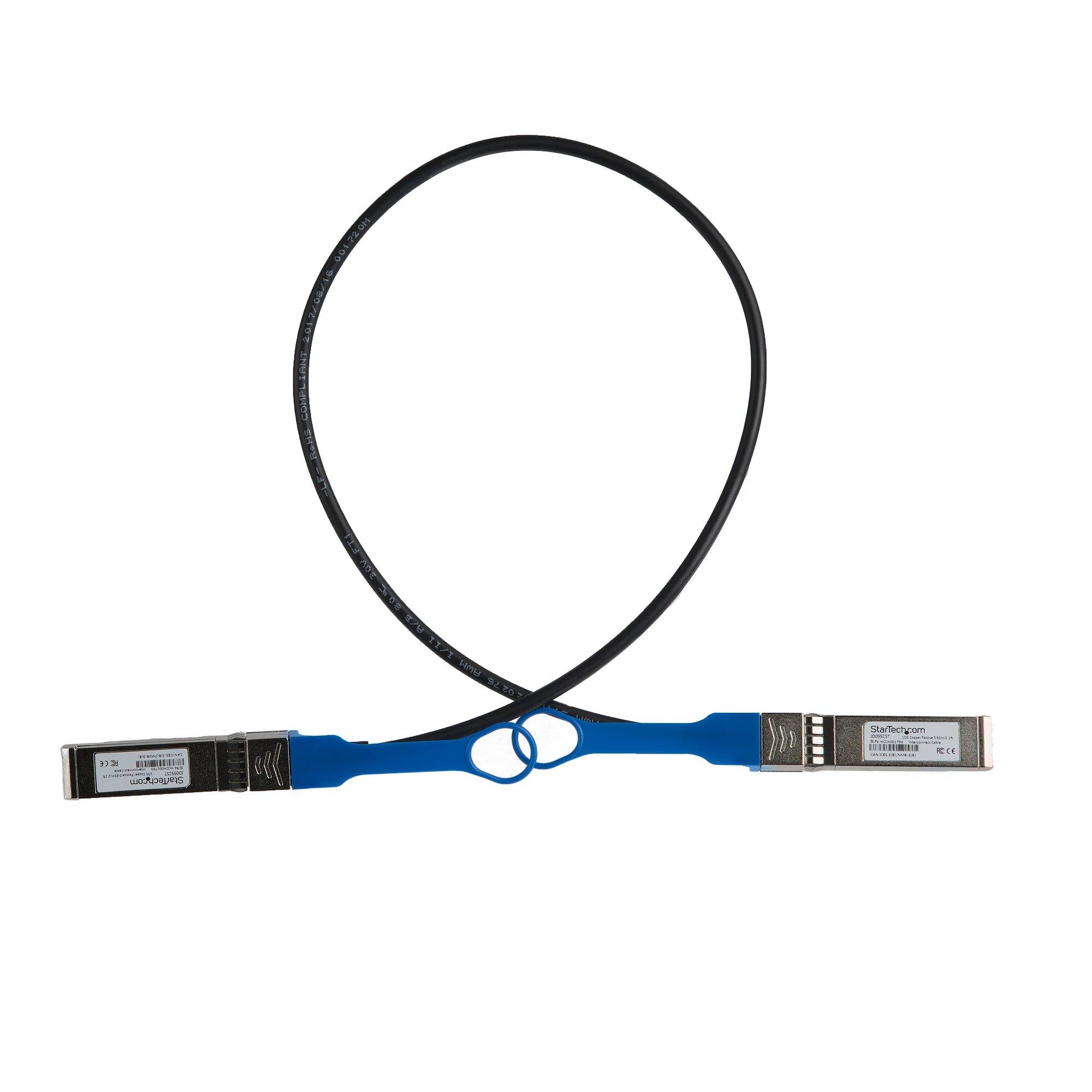 Rca Informatique - image du produit : 0.65M SFP+ DIRECT ATTACH CABLE - HP COMPATIBLE - 10G SFP+