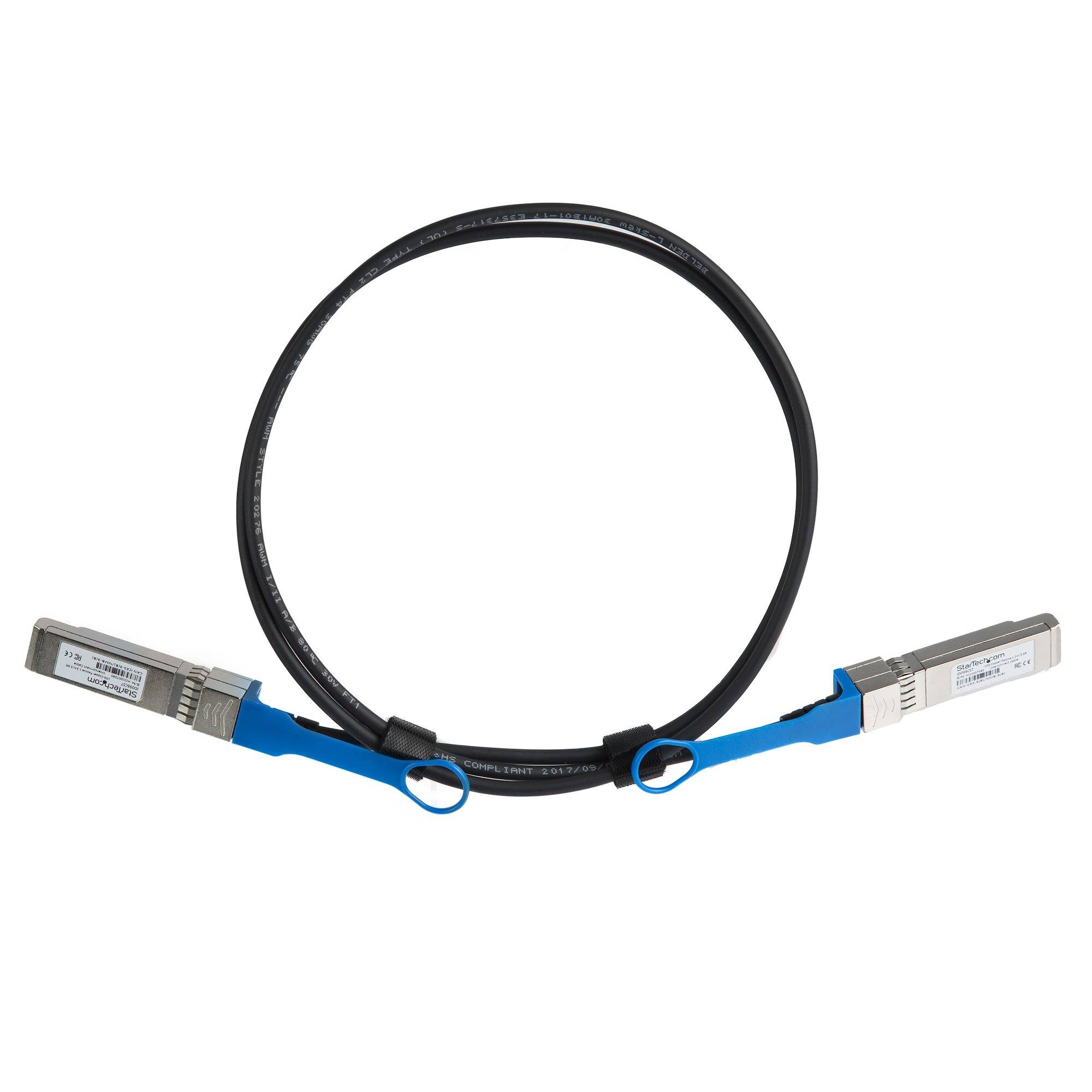 Rca Informatique - image du produit : 1.2M SFP+ DIRECT ATTACH CABLE - HP COMPATIBLE - 10G SFP+