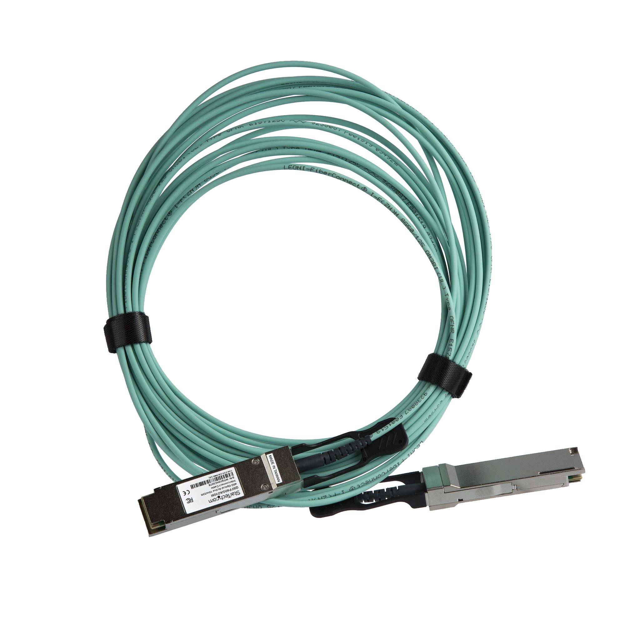 Rca Informatique - image du produit : 10M 33FT 40G QSFP+ AOC CABLE .