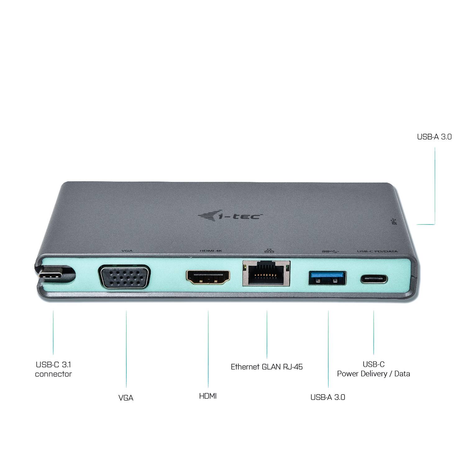 Rca Informatique - image du produit : USB-C TRAVEL DOCKING STATION E+Y PROJECT IM UK