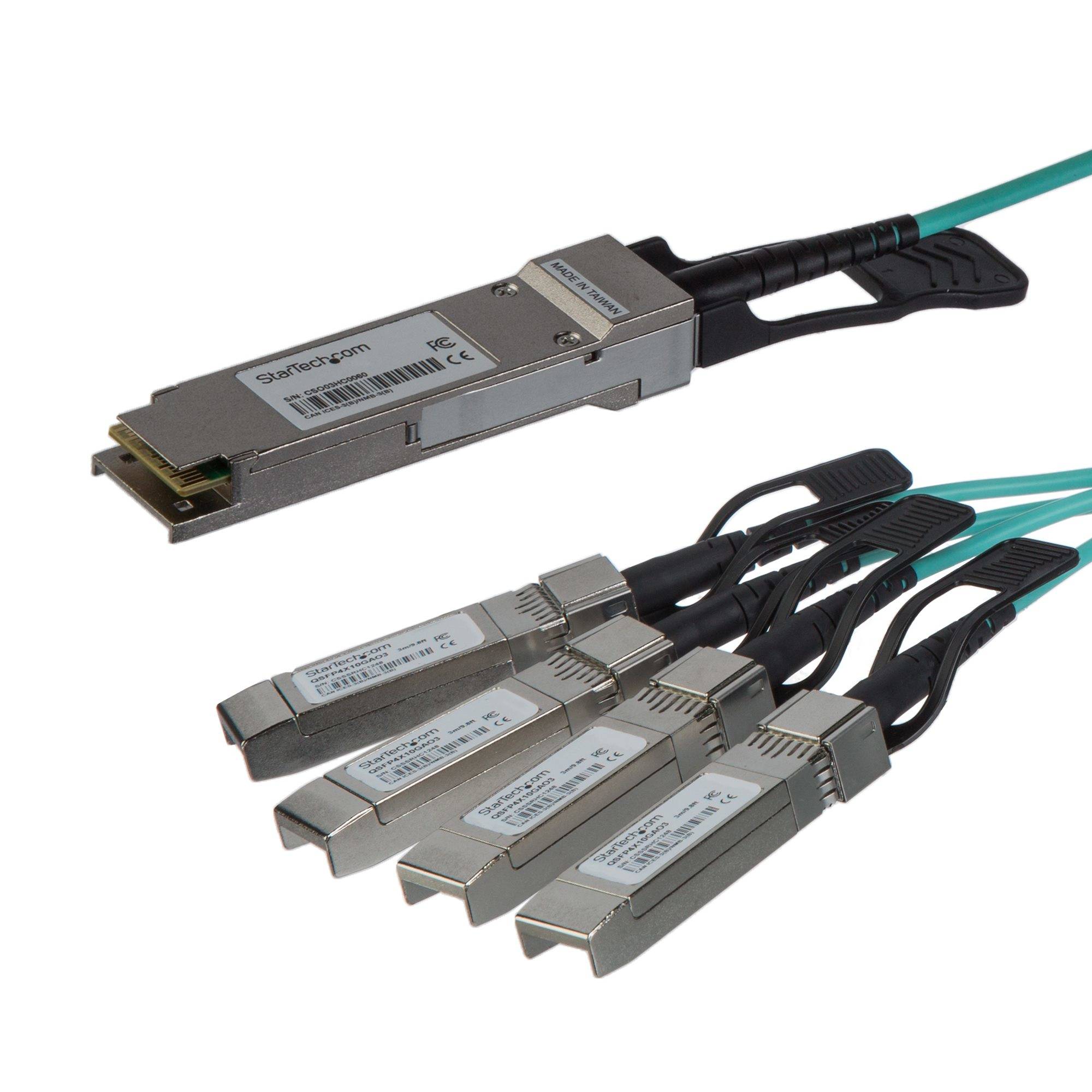 Rca Informatique - Image du produit : 15M QSFP+ BREAKOUT CABLE - CISCO COMPATIBLE-QSFP+TO4SFP+