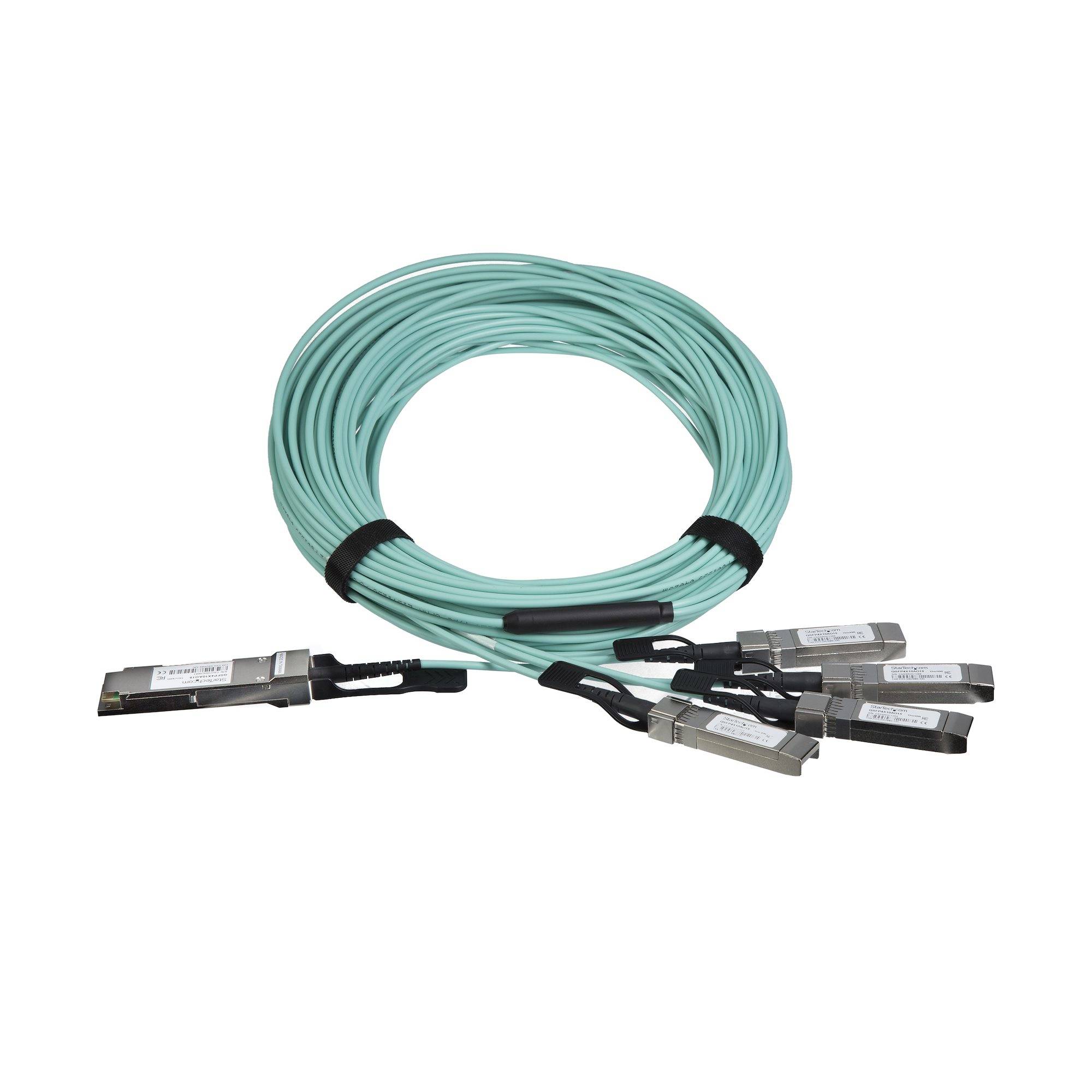 Rca Informatique - image du produit : 15M QSFP+ BREAKOUT CABLE - CISCO COMPATIBLE-QSFP+TO4SFP+