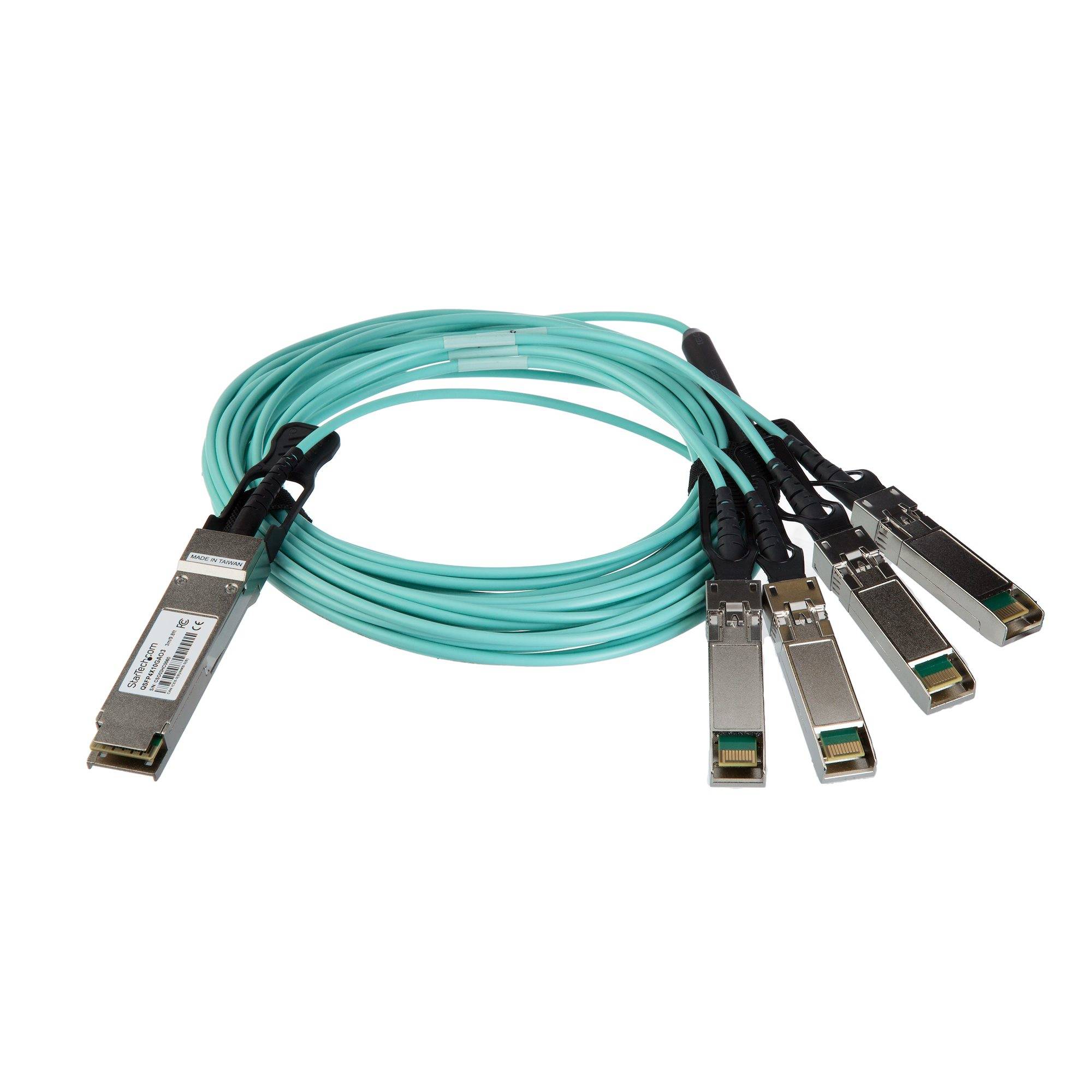 Rca Informatique - image du produit : 3M QSFP+ BREAKOUT CABLE - CISCO COMPATIBLE-QSFP+TO4SFP+