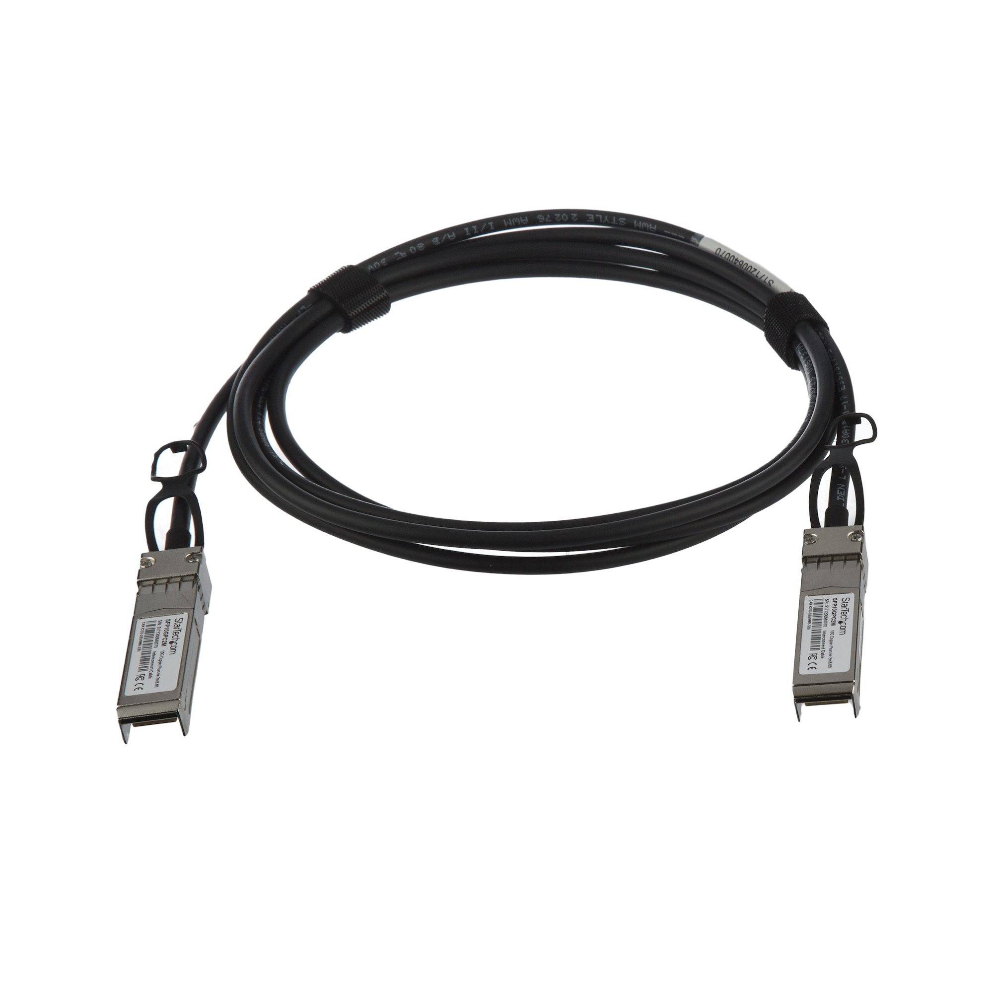 Rca Informatique - image du produit : 2M SFP+ DIRECT ATTACH CABLE - MSA COMPLIANT - 10G SFP+