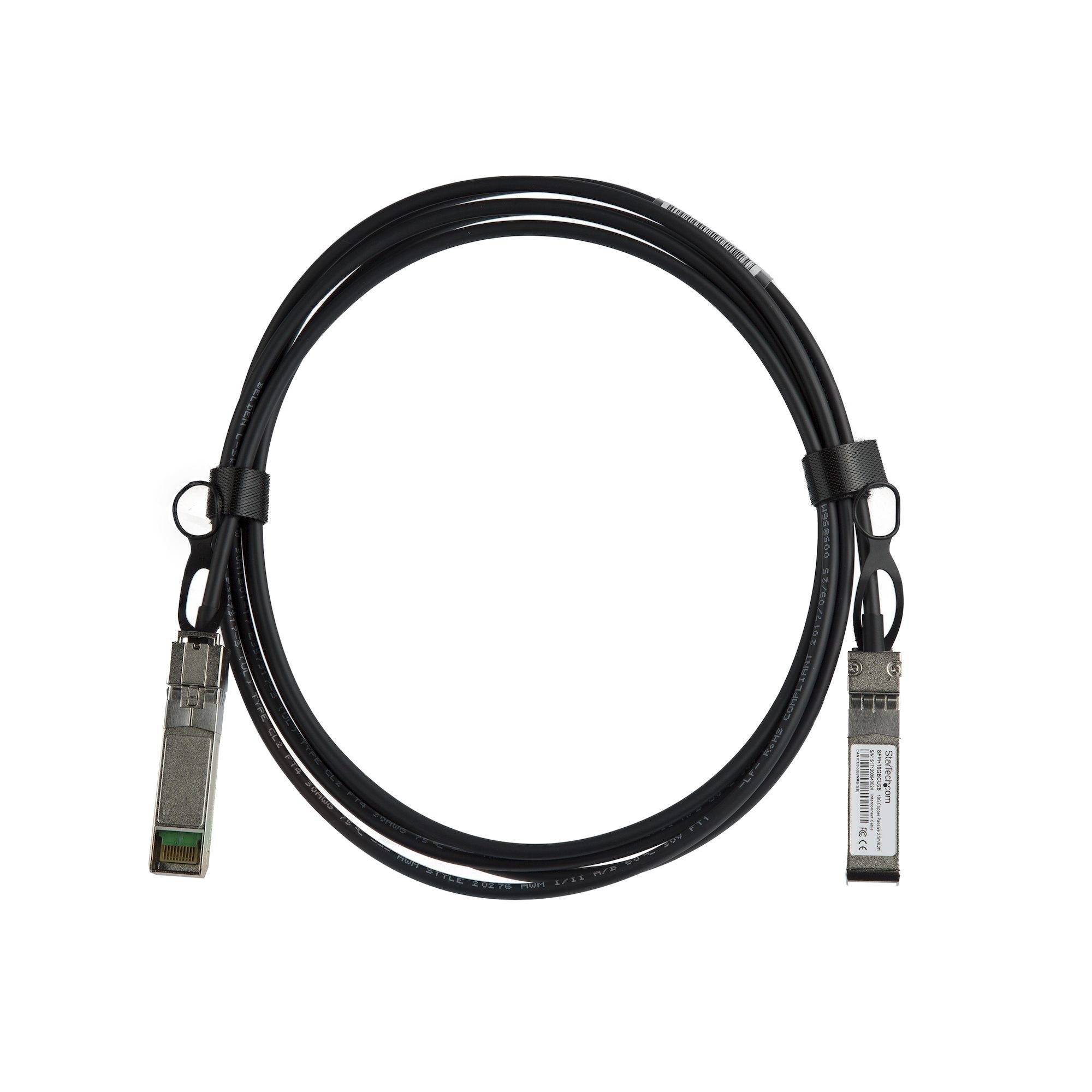 Rca Informatique - image du produit : 2.5M SFP+ DIRECT ATTACH CABLE - CISCO COMPATIBLE - 10G SFP+