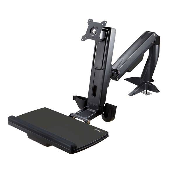 Rca Informatique - image du produit : SIT STAND MONITOR ARM - HEIGHT ADJUSTABLE MONITOR ARMDESK MOUNT