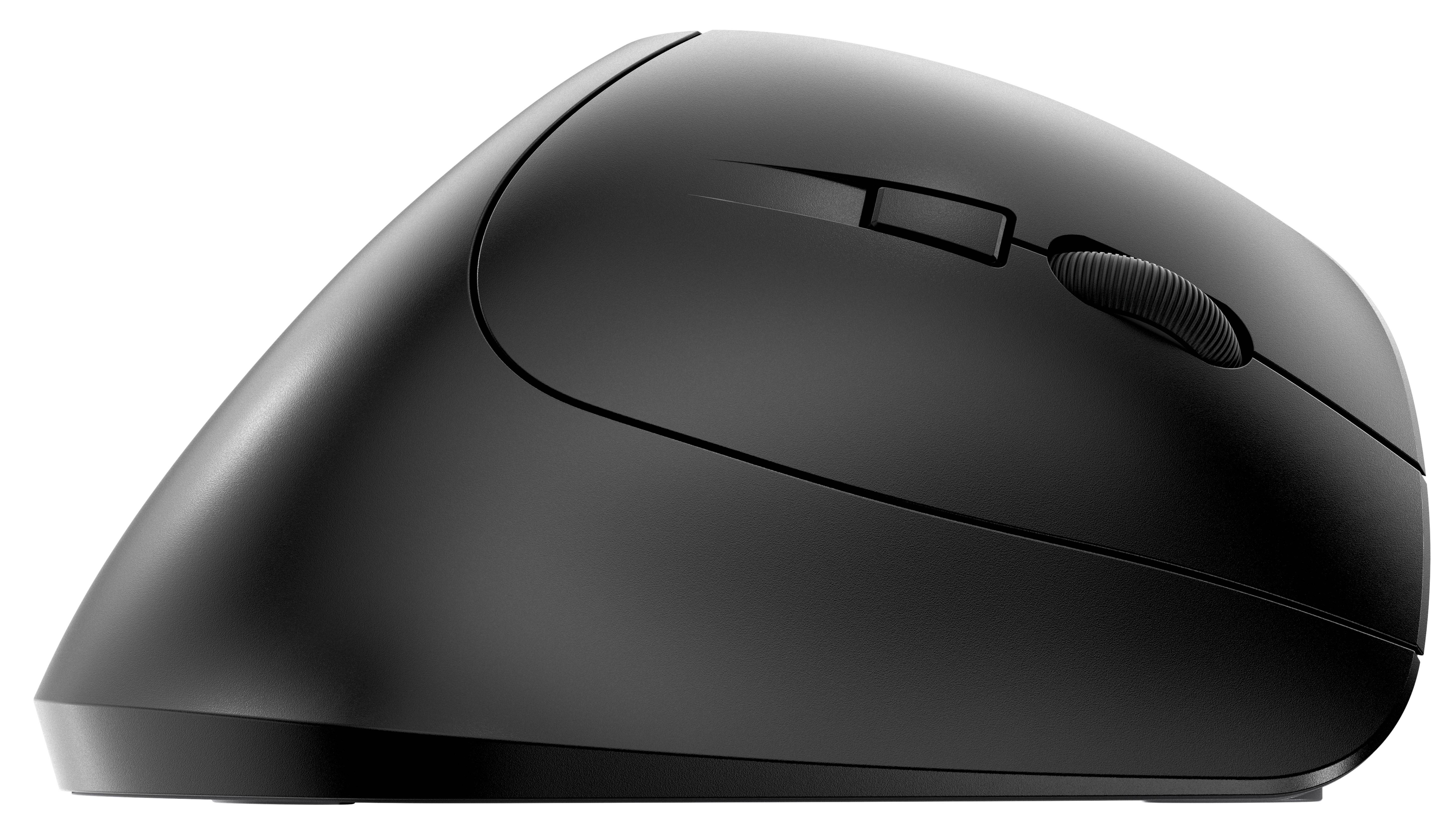 Rca Informatique - image du produit : CHERRY MW 4500 BLACK WIRELESS ERGONOMIC MOUSE USB