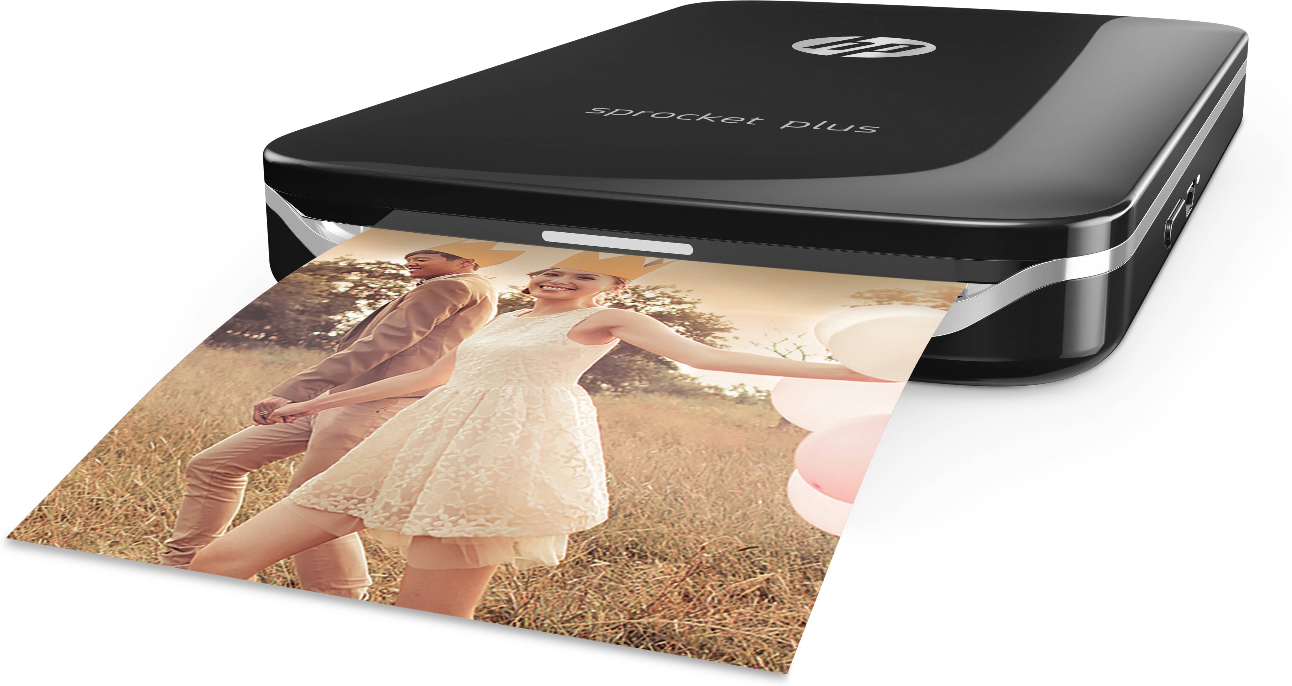 Rca Informatique - image du produit : HP SPROCKET PLUS  NOIRE PHOTO PRINTER 2.3X3.4IN