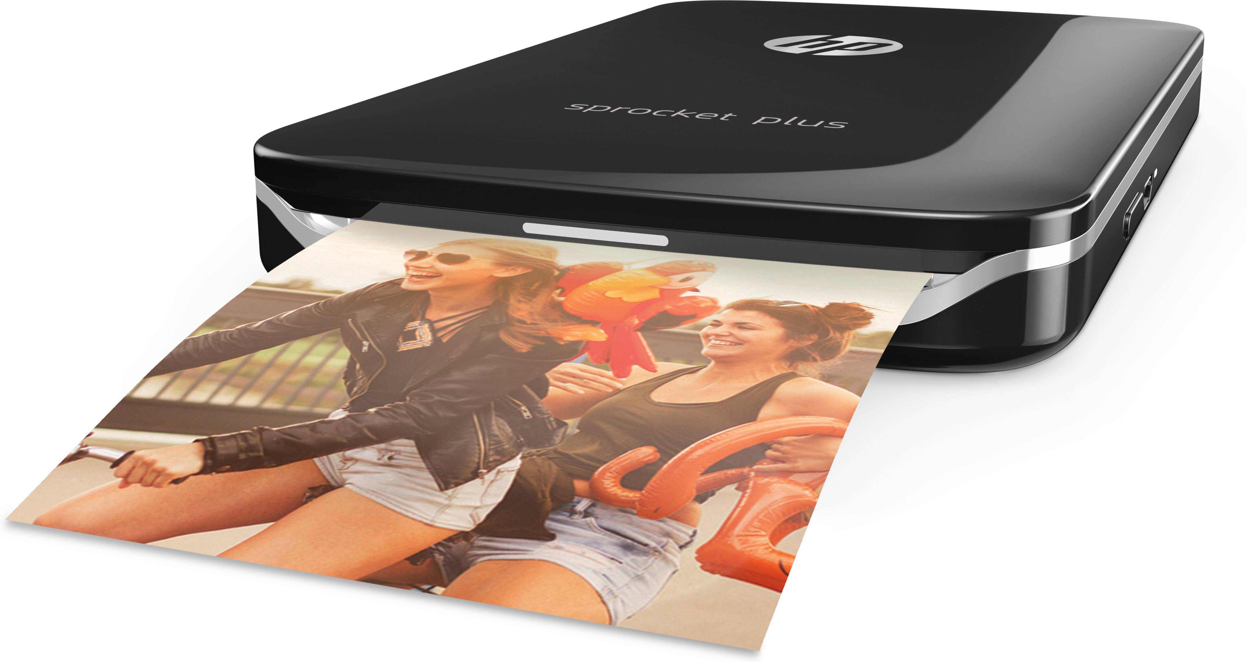 Rca Informatique - image du produit : HP SPROCKET PLUS  NOIRE PHOTO PRINTER 2.3X3.4IN