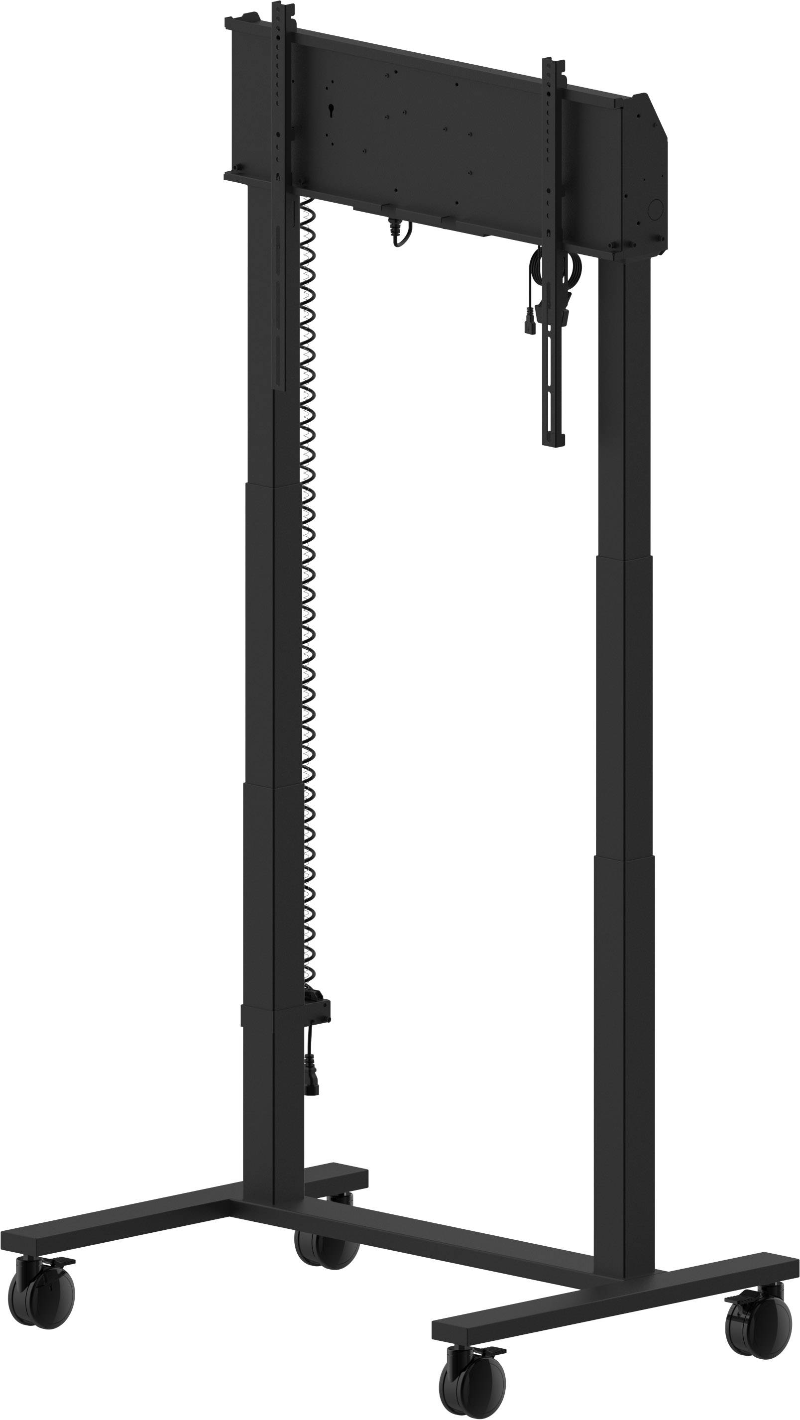 Rca Informatique - image du produit : ELECTRIC TWO-POST LIFT ON WHEELS FOR MONITORS UP TO 98IN 1