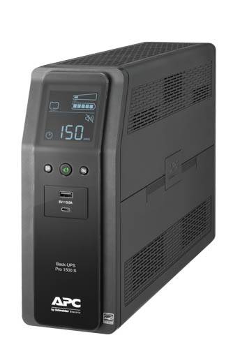 Rca Informatique - image du produit : BACK UPSPRO BR 1500VA SINEWAVE 10 OUTS 2 USB CHARGINGS AVR LCD