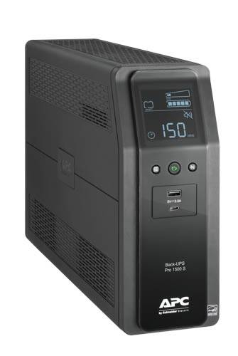 Rca Informatique - image du produit : BACK UPSPRO BR 1500VA SINEWAVE 10 OUTS 2 USB CHARGINGS AVR LCD