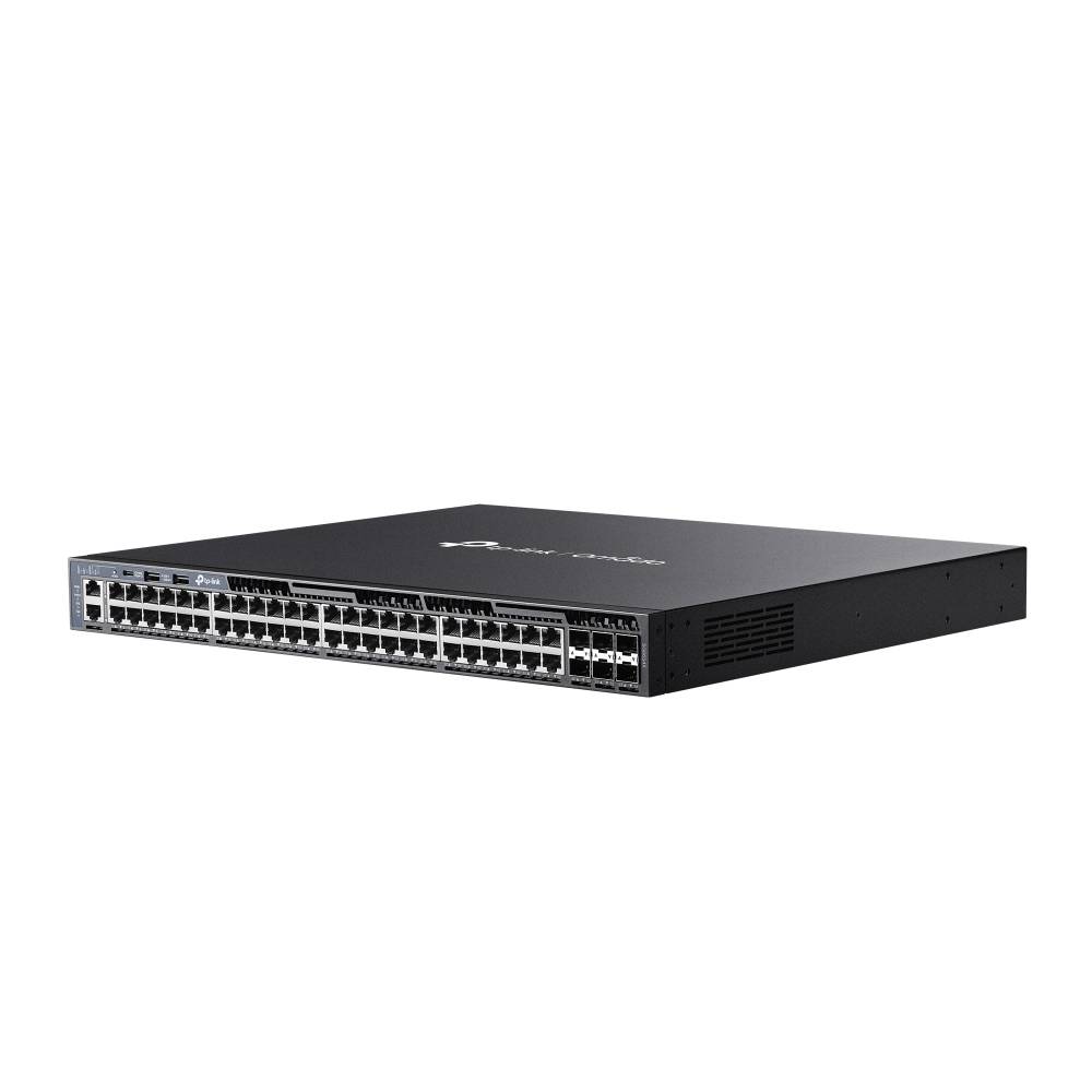 Rca Informatique - image du produit : OMADA 48-PORT GIGABIT STACKABLE L3 MANAGED SWITCH WITH 6 10GE SF